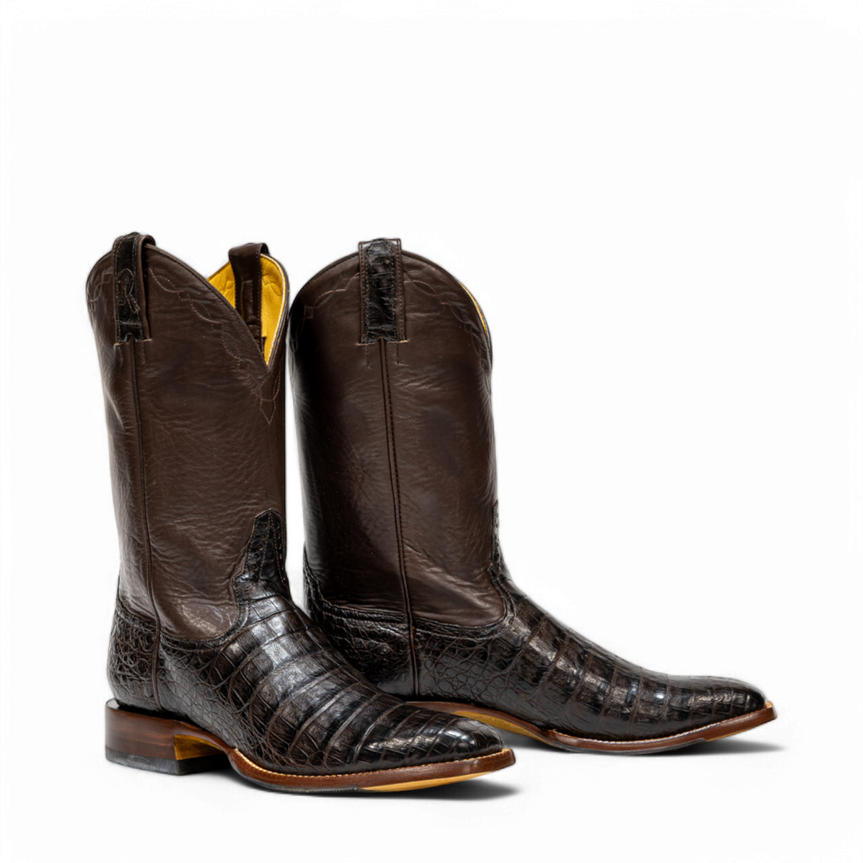 ROD PATRICK 17829 - GARMET CHOC BELLY CAIMAN