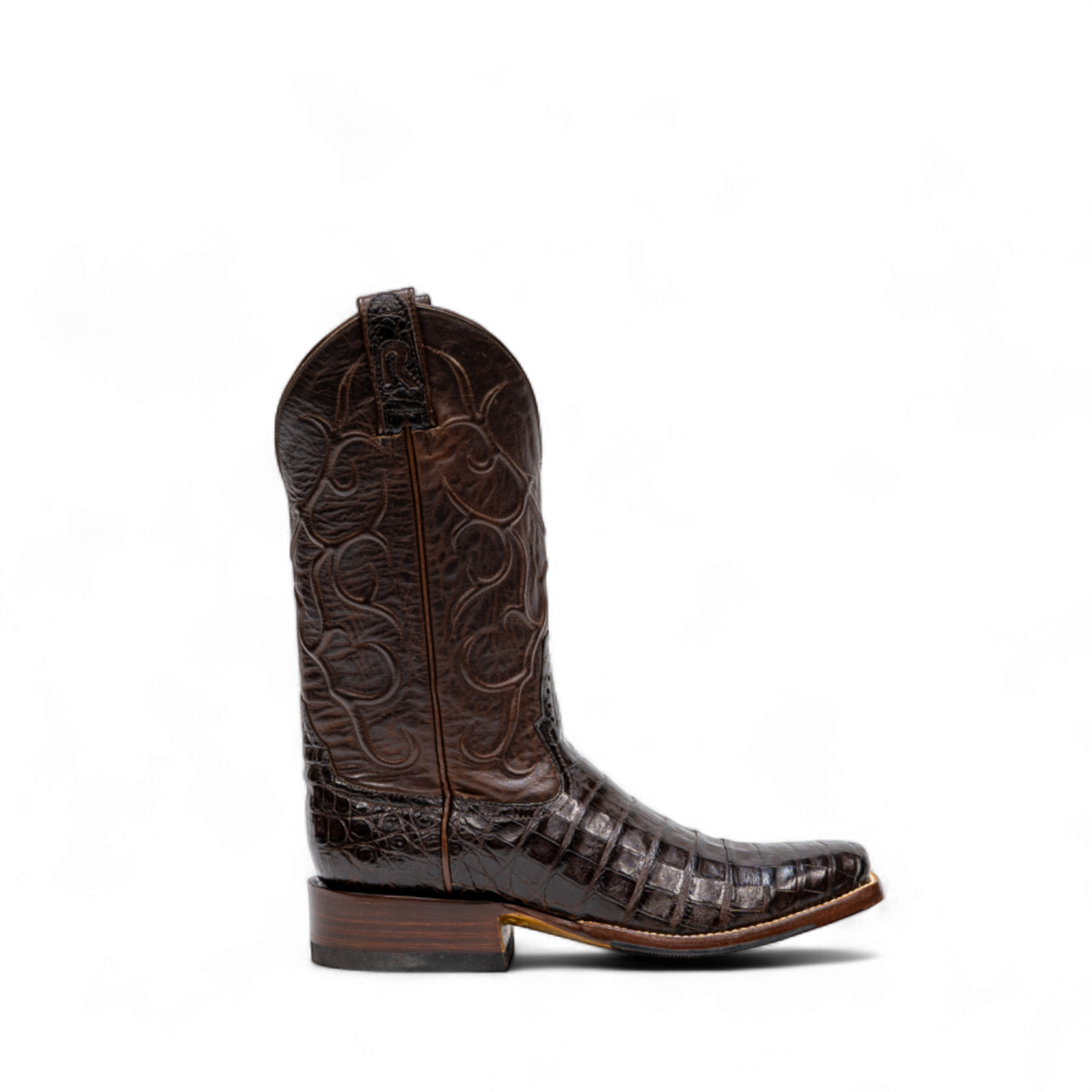 Rod Patrick 16984 Mahogany Luxe Croc Belly