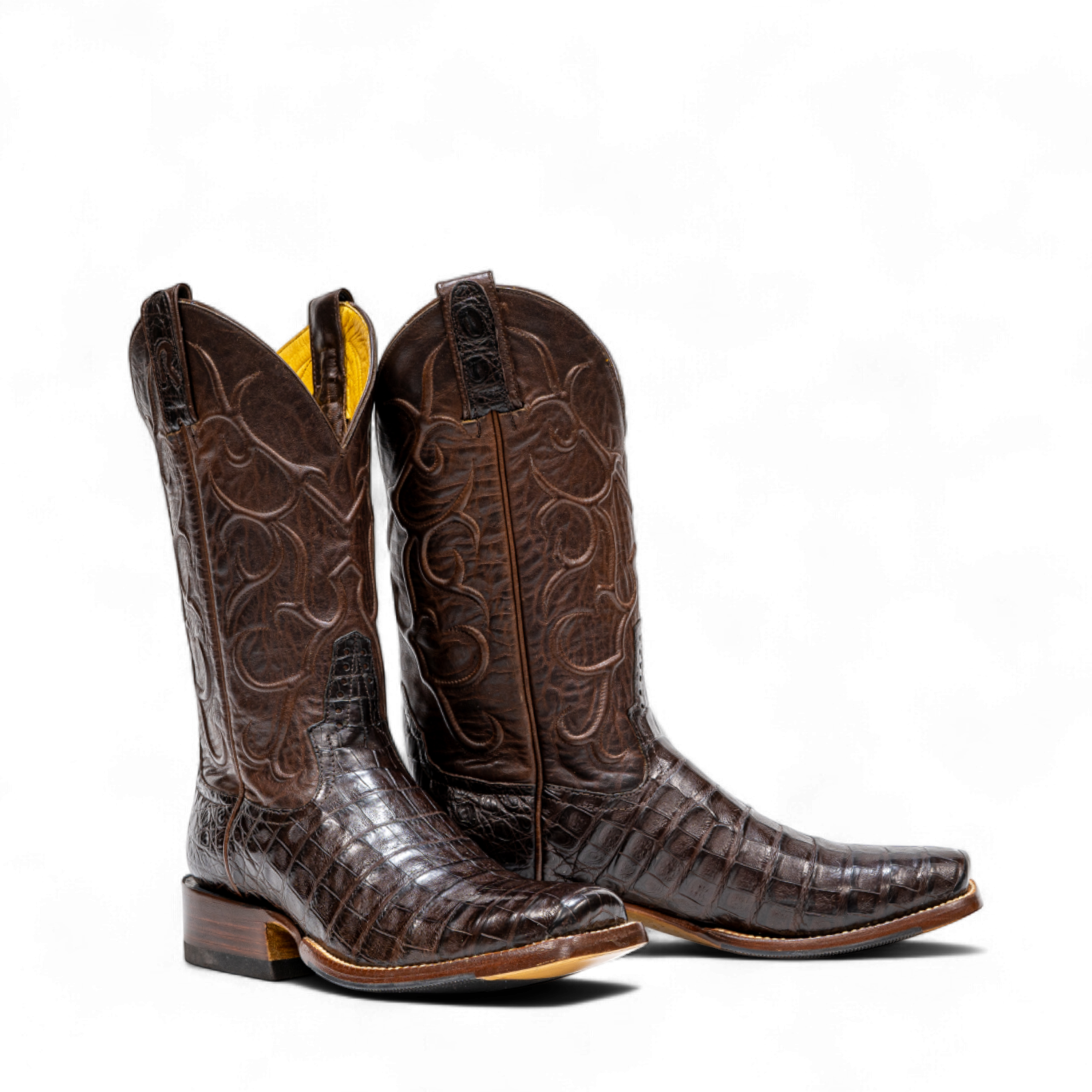 Rod Patrick 16984 Mahogany Luxe Croc Belly