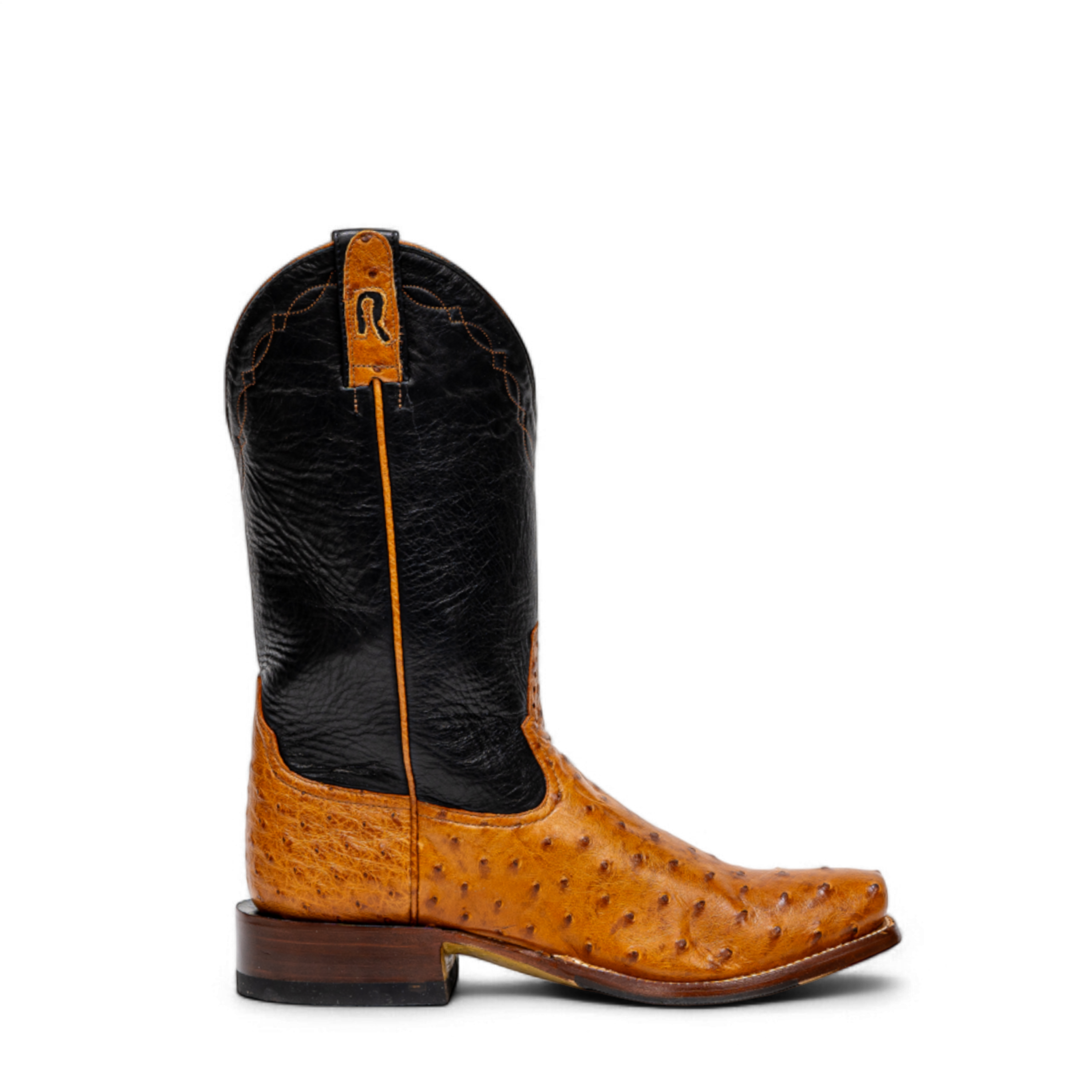 ROD PATRICK RPM186 CC BRANDY FULL QUILL OSTRICH (B)