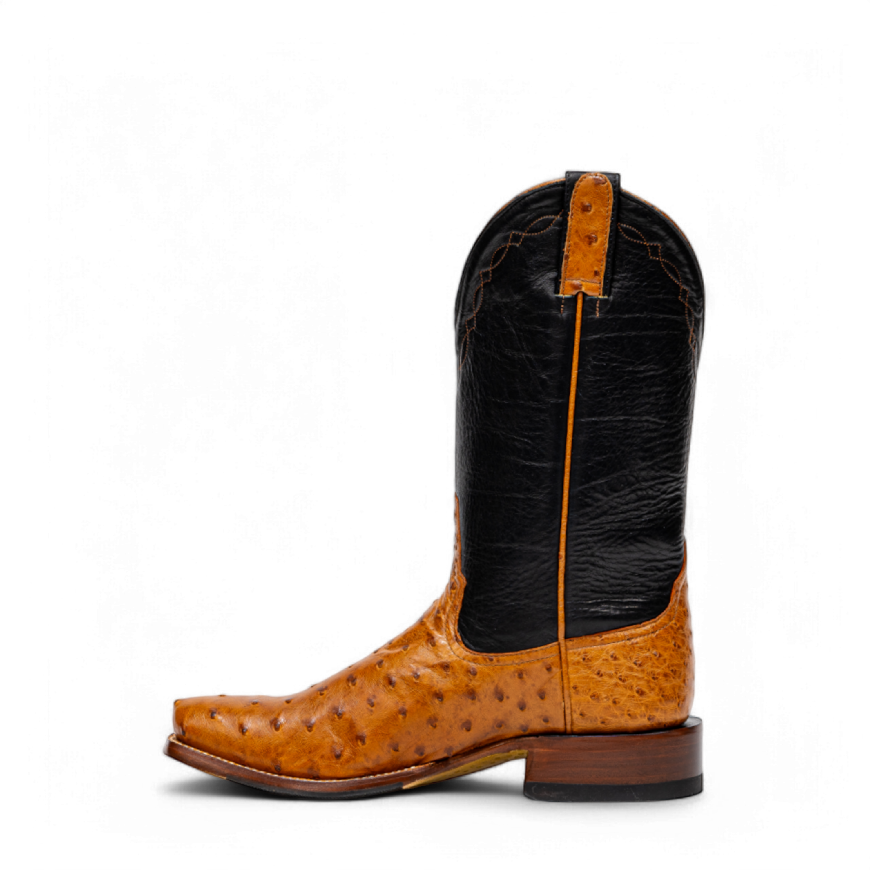 ROD PATRICK RPM186 CC BRANDY FULL QUILL OSTRICH (B)