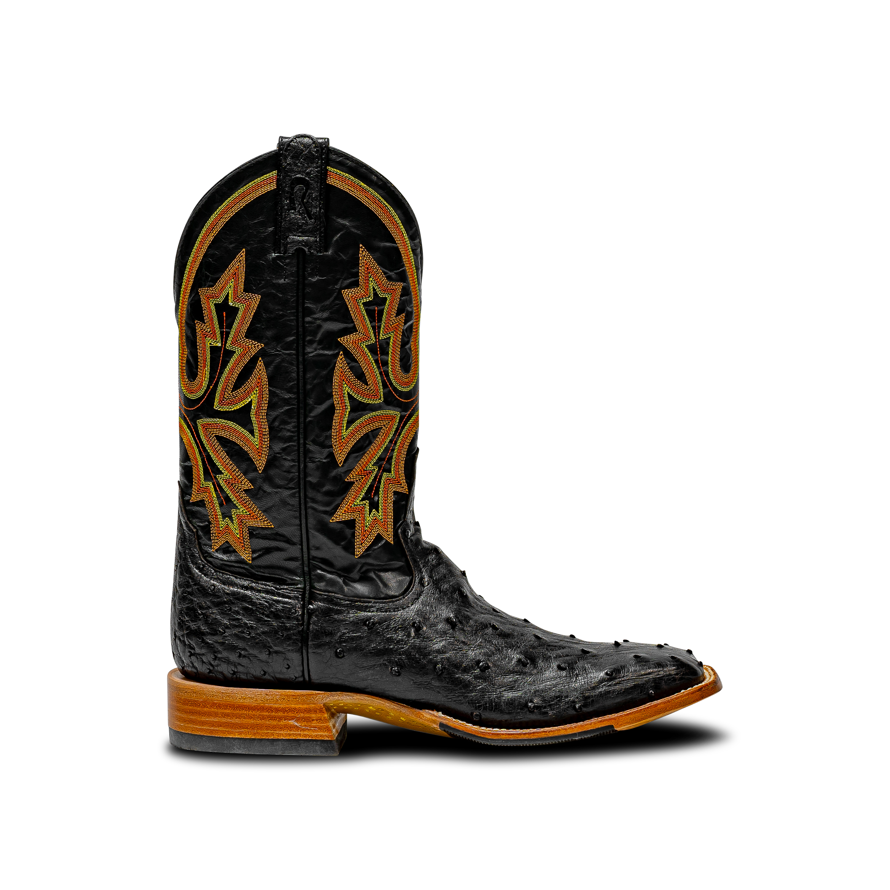 Rod Patrick RPM121 BLACK FULL QUILL OSTRICH (AA)