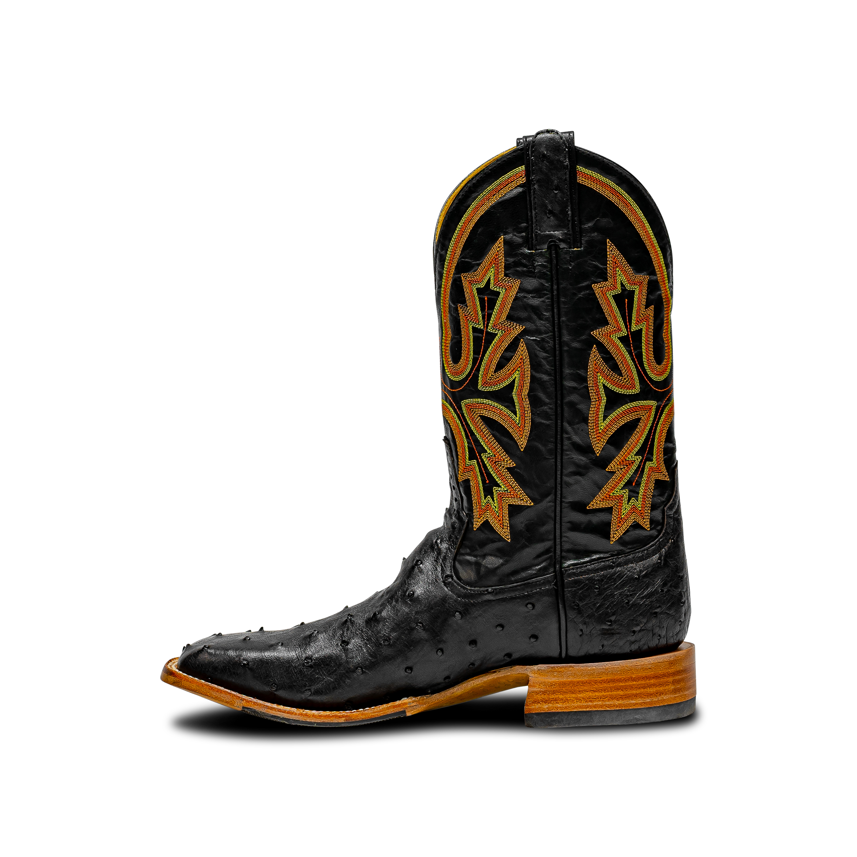 Rod Patrick RPM121 BLACK FULL QUILL OSTRICH (B)