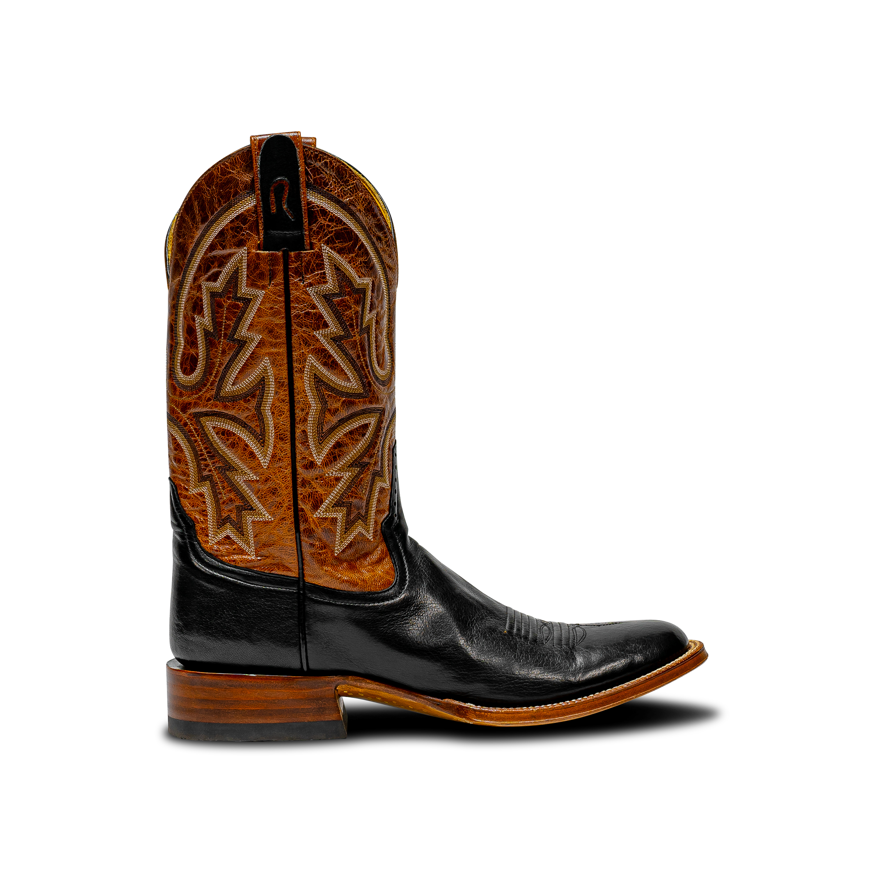 Rod Patrick RPM126 BLACK FLORENCE CALF (D)