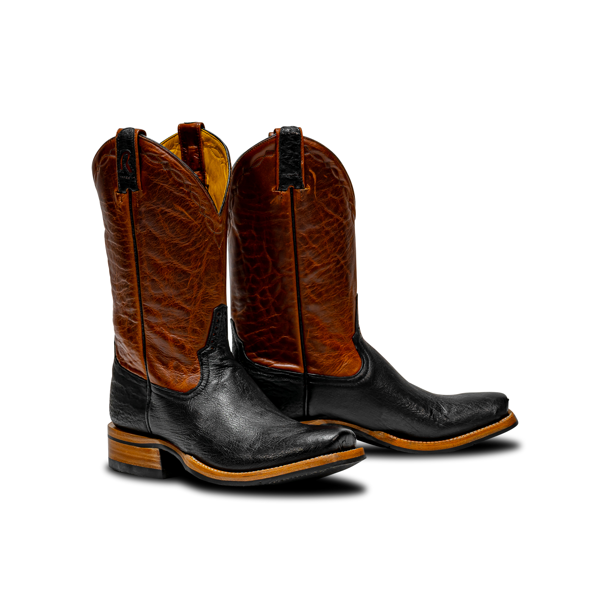 Rod Patrick RPM272 BLACK SMOOTH OSTRICH (E)