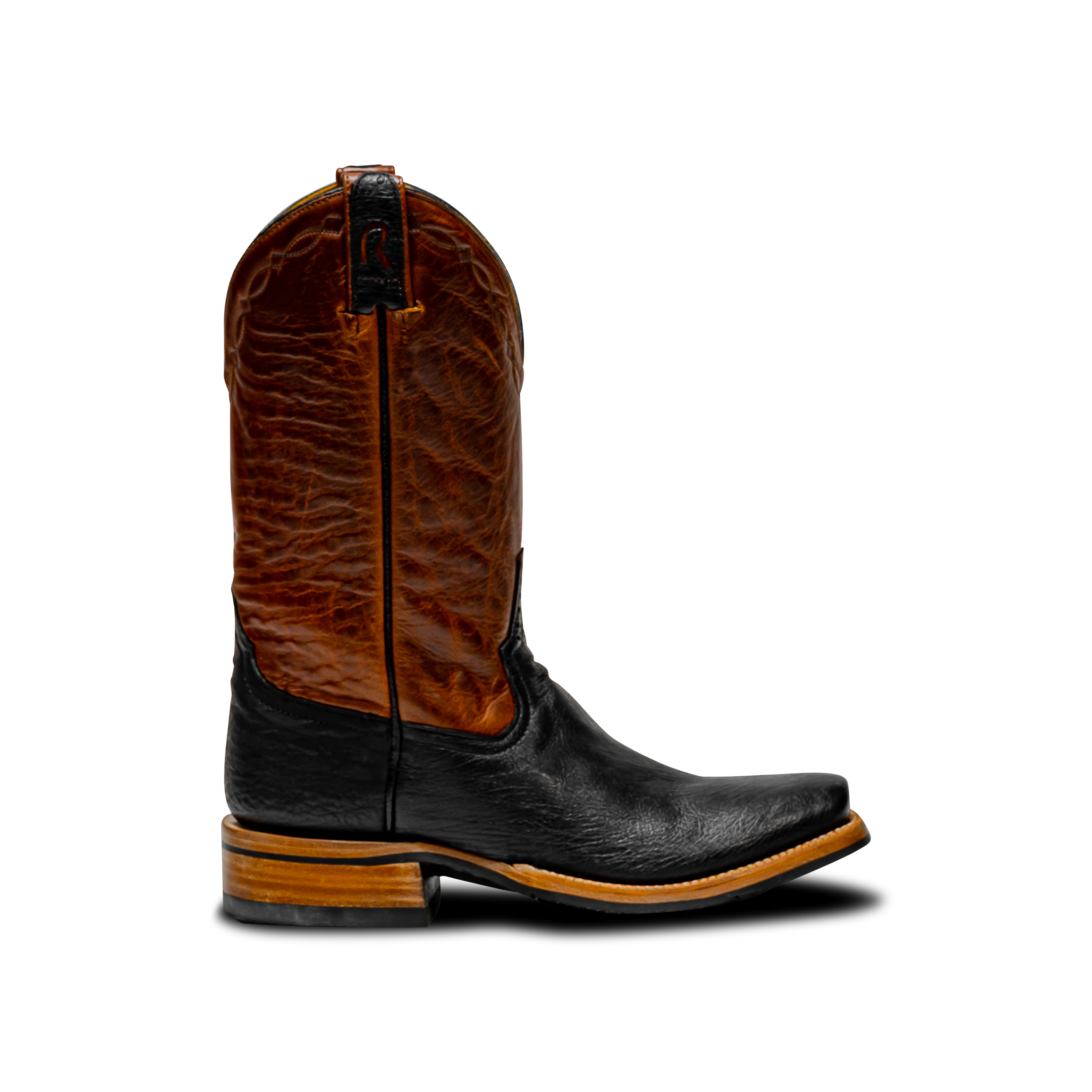 Rod Patrick RPM272 BLACK SMOOTH OSTRICH (C)