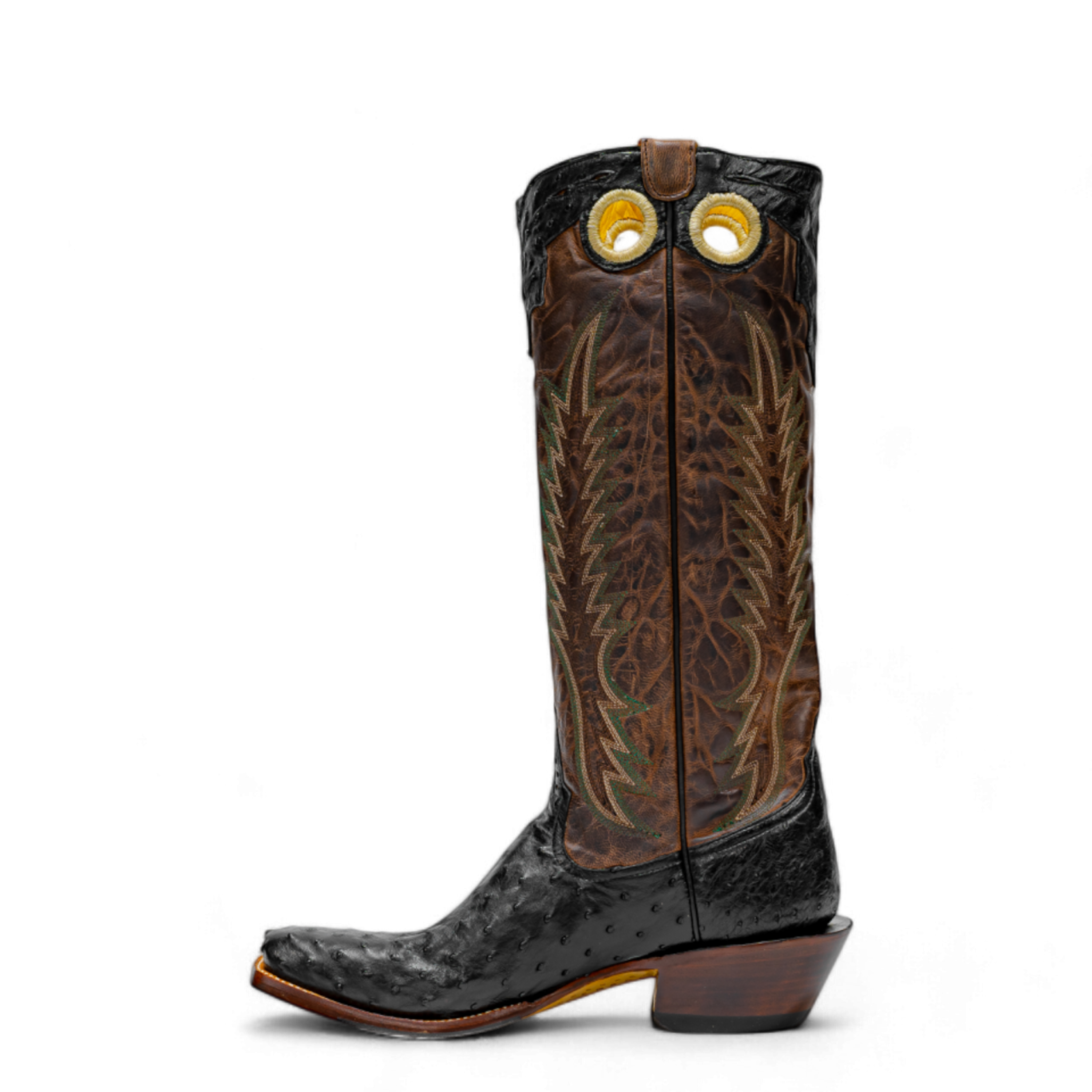 Rod Patrick RPM602 BLACK FULL QUILL OSTRICH (EE)