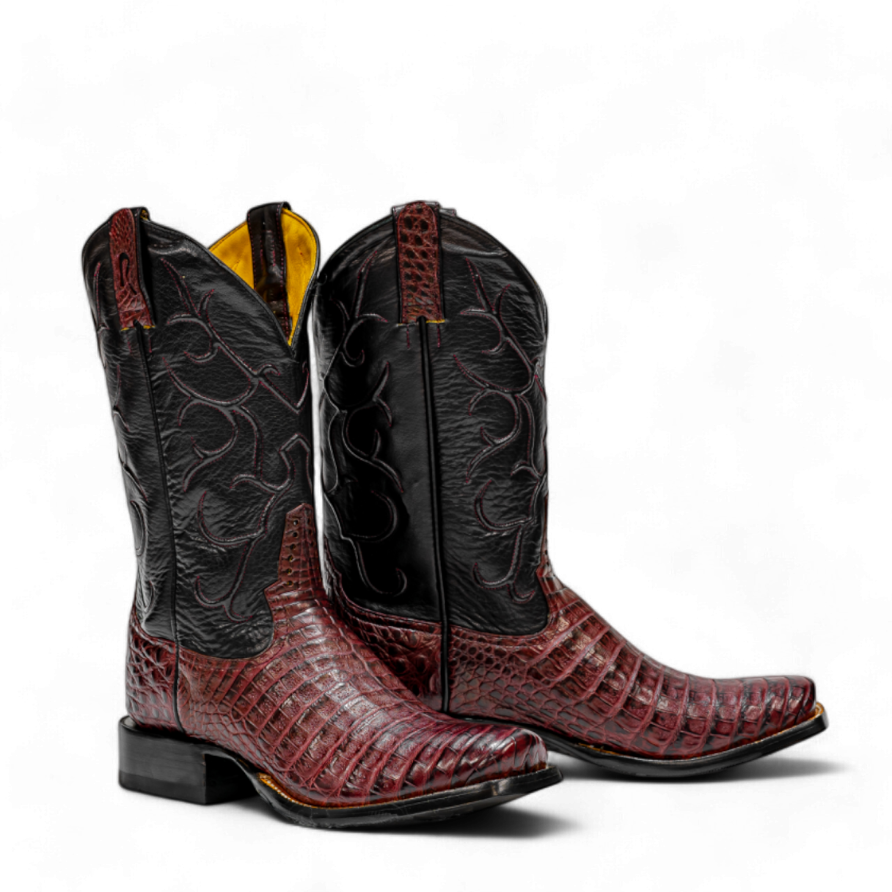 ROD PATRICK 19845 BORDEAUX BELLY CAIMAN (A)