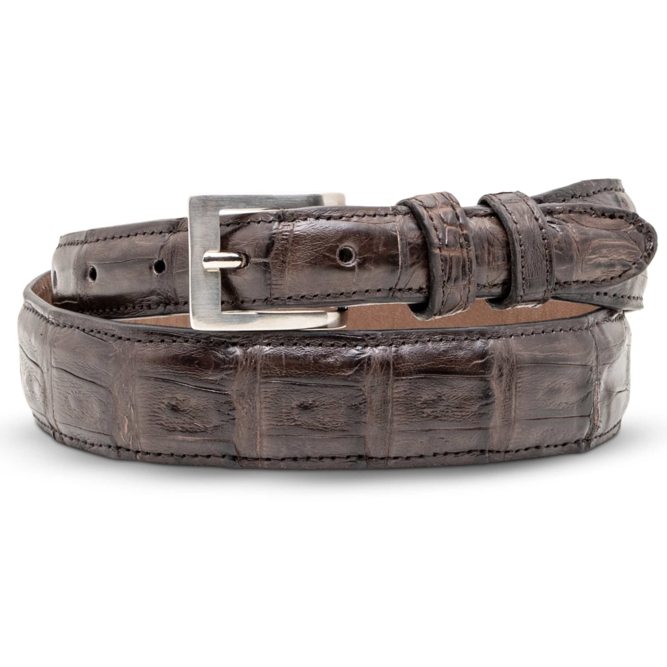 Belt 1.25 Taper - Brown Fuscus Caiman