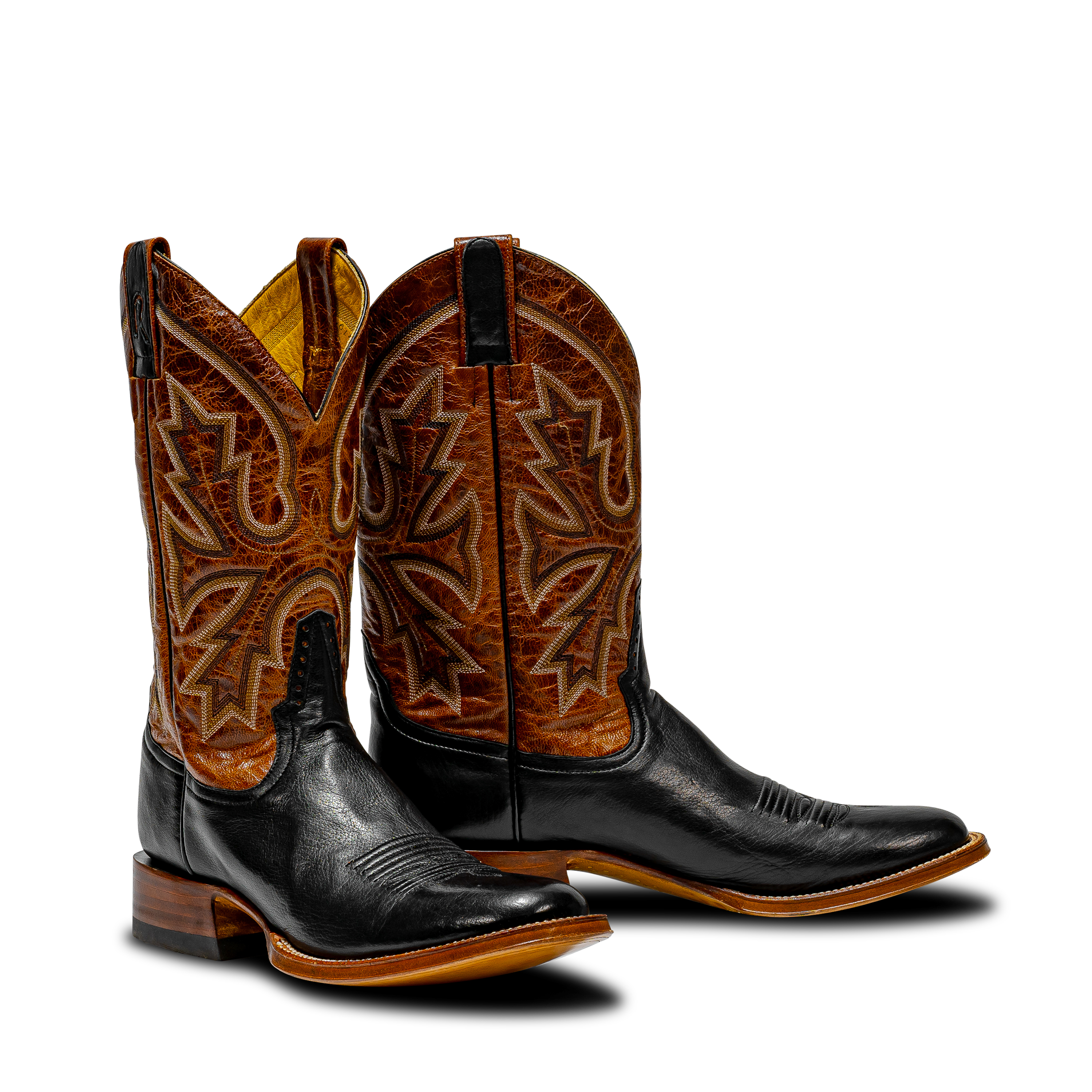 Rod Patrick RPM126 BLACK FLORENCE CALF (D)