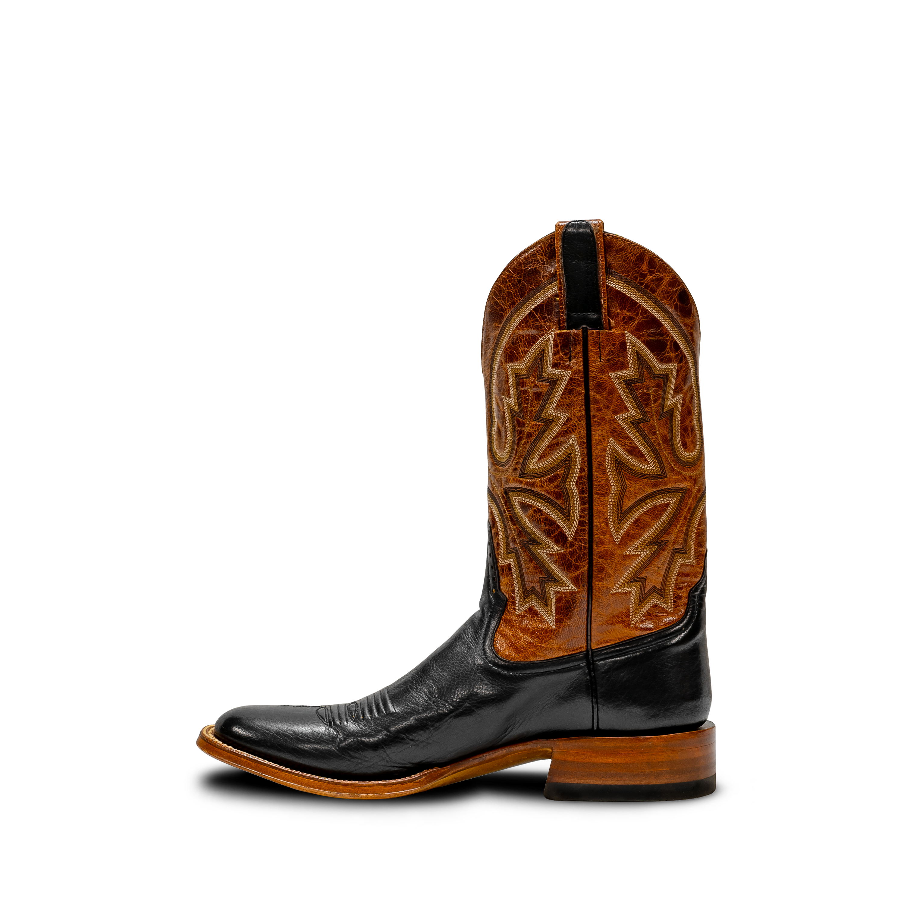 Rod Patrick RPM126 BLACK FLORENCE CALF (D)