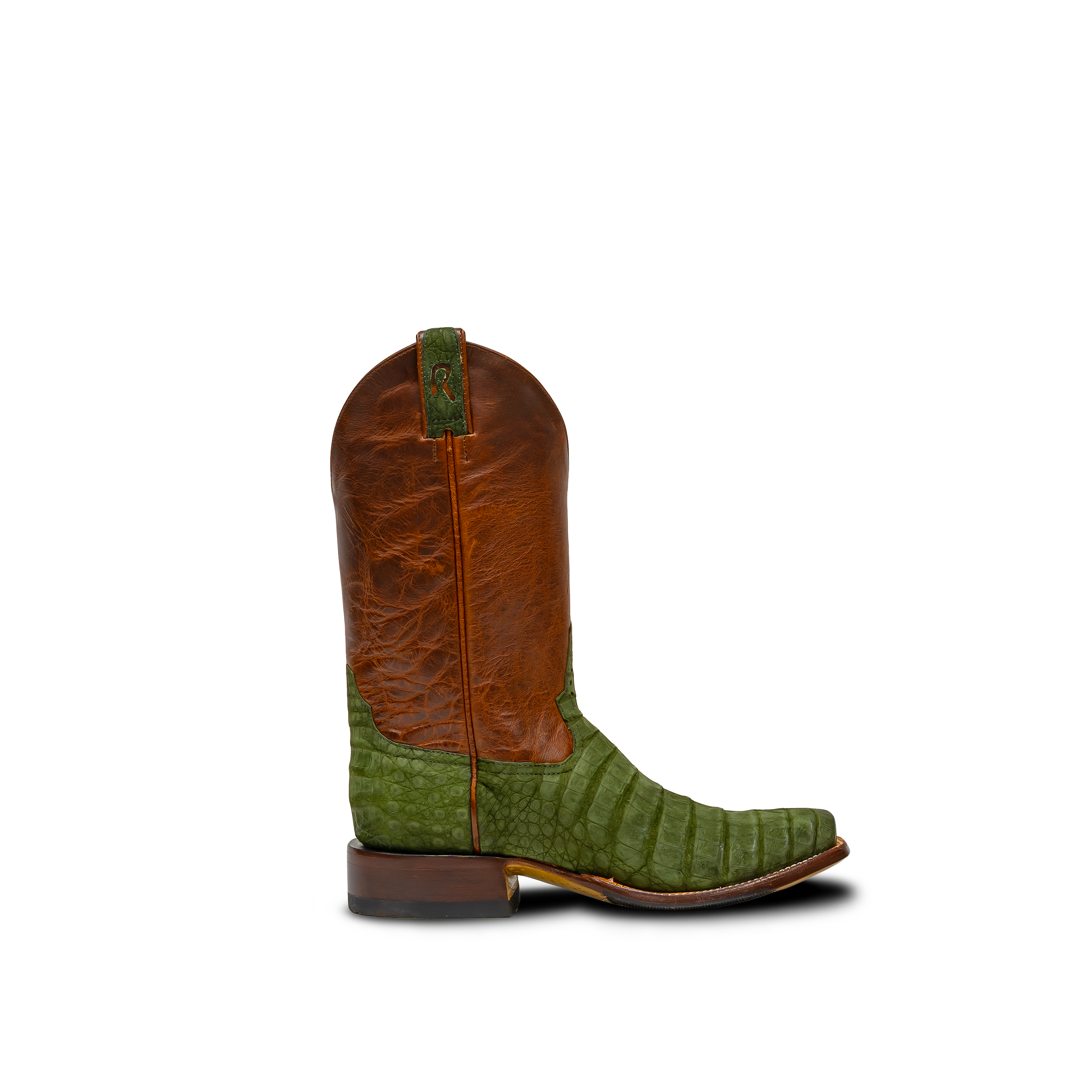 Rod Patrick 18893 Olive Sueded Crocodile
