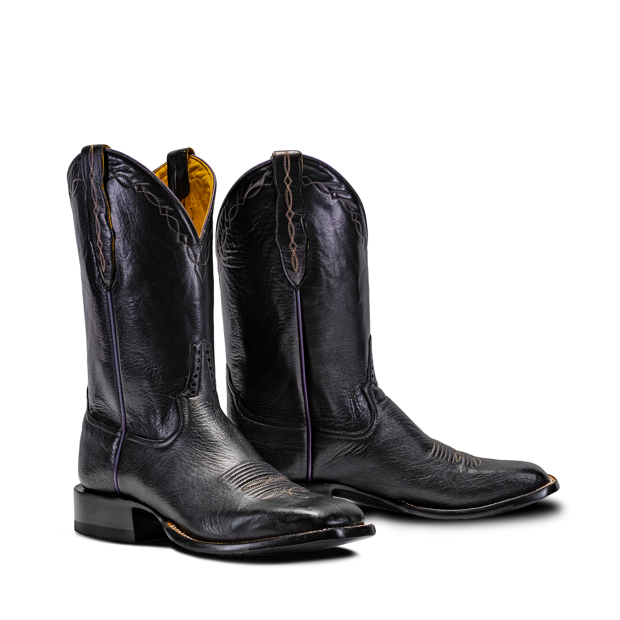 Rod Patrick RPM222 BLACK SMOOTH OSTRICH (D)