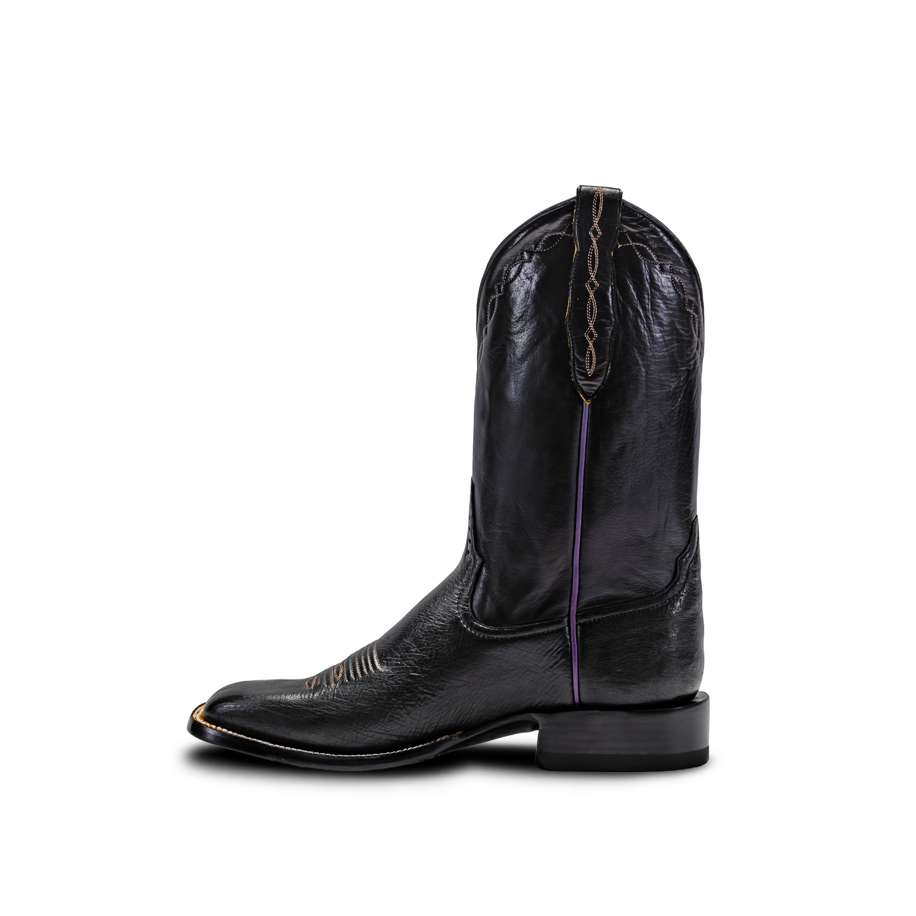 Rod Patrick RPM222 BLACK SMOOTH OSTRICH (D)