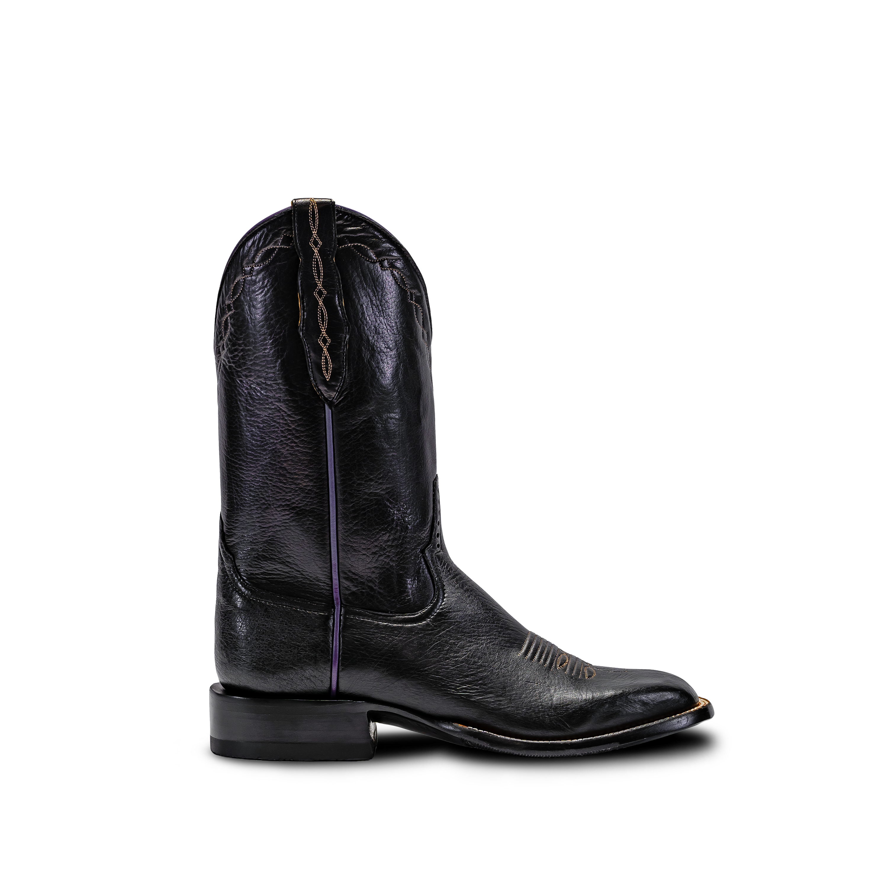 Rod Patrick RPM222 BLACK SMOOTH OSTRICH (D)