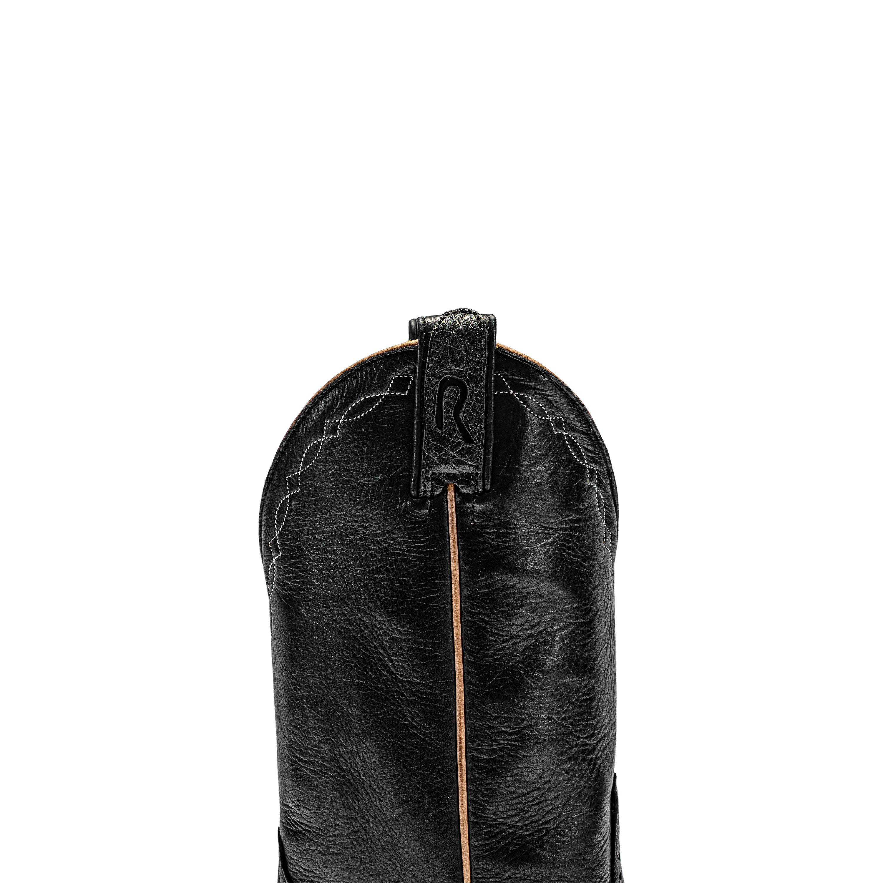ROD PATRICK RPM230 BLACK SMOOTH OSTRICH WITH WT (EEE)