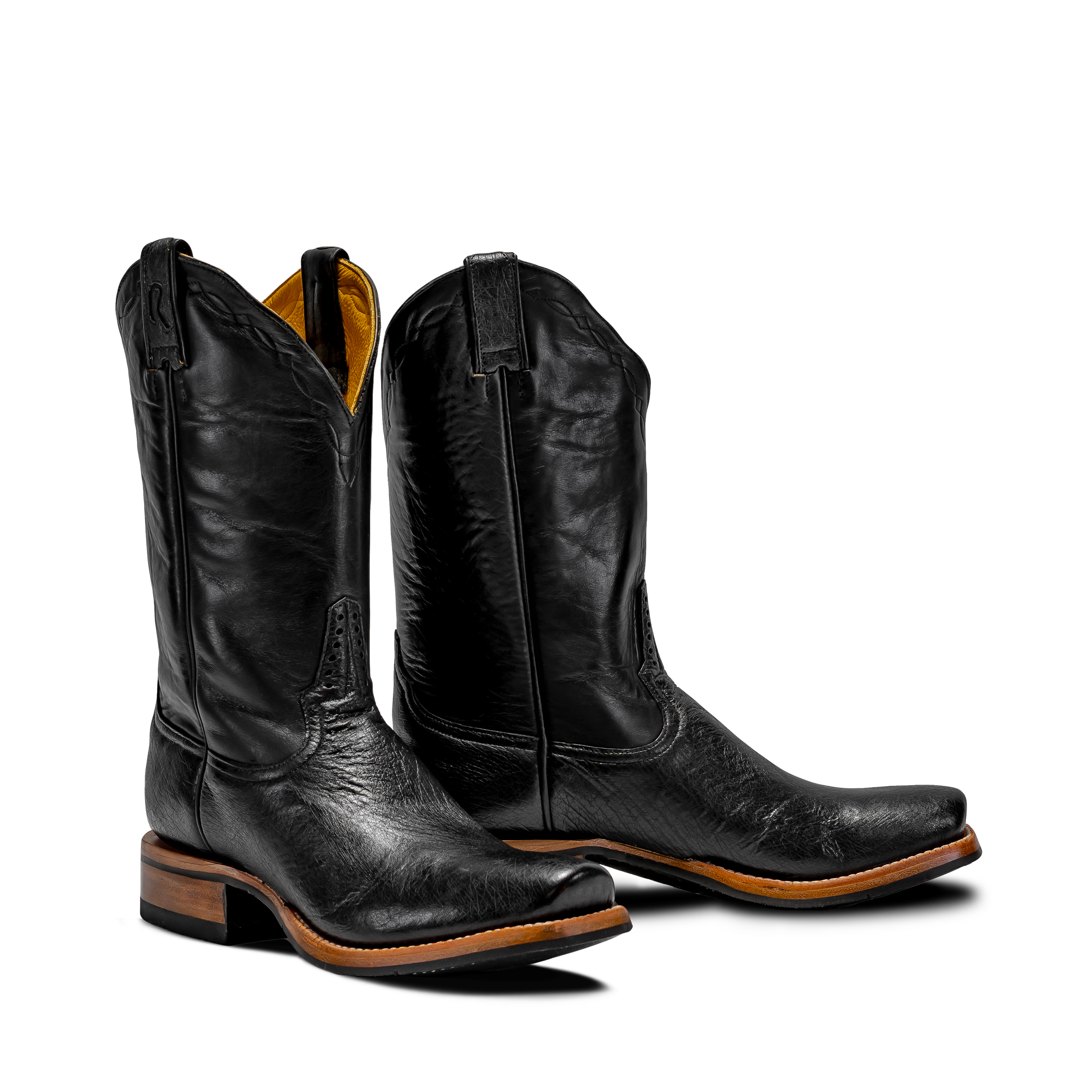 Rod Patrick RPM280 BLACK SMOOTH OSTRICH (D)
