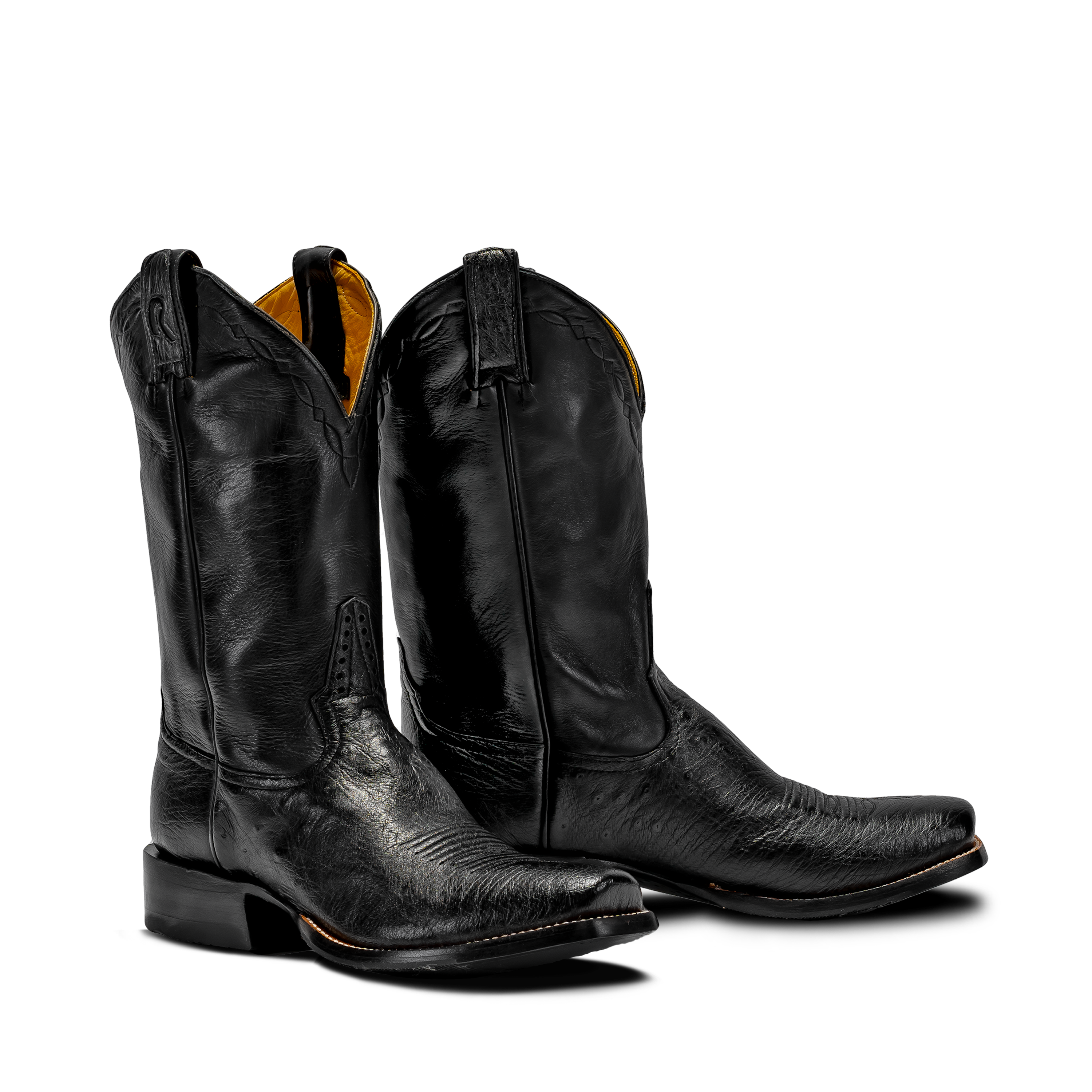 Rod Patrick RPM505 Black Smooth Ostrich (D)