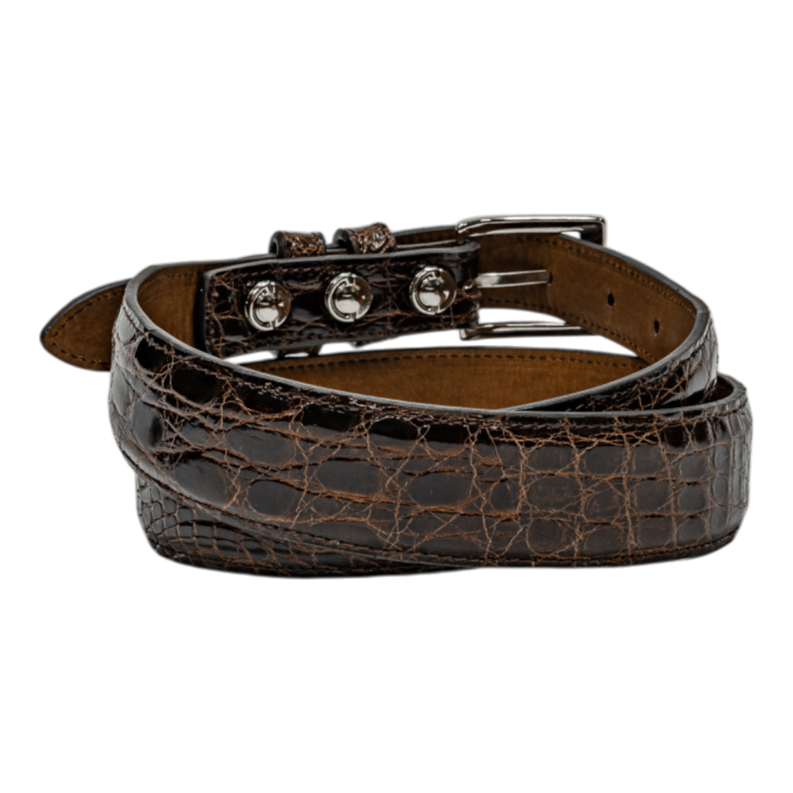 Belt 1.25 Taper - Brown Flank Caiman