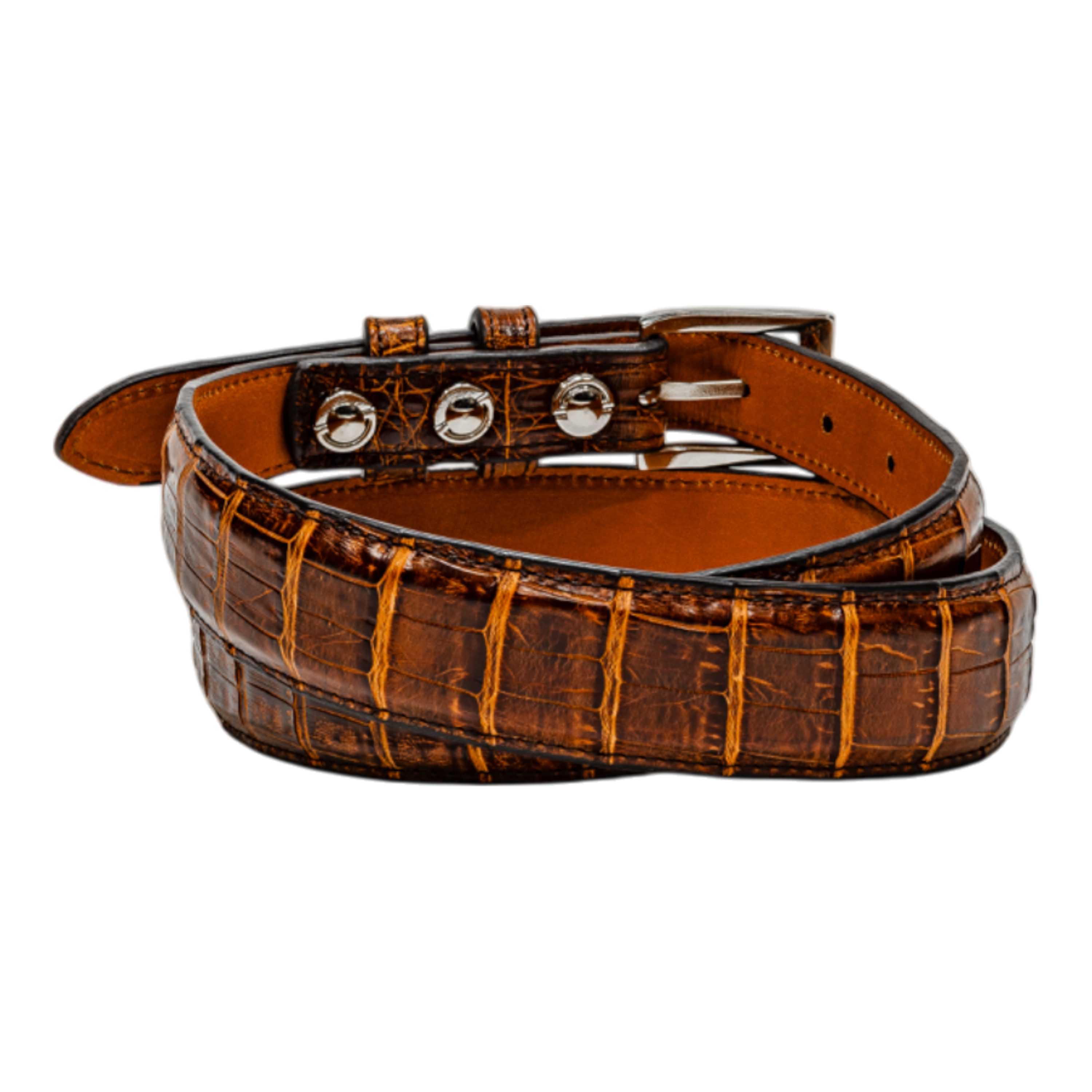 Belt 1.25 Taper - Brown Fuscus Caiman