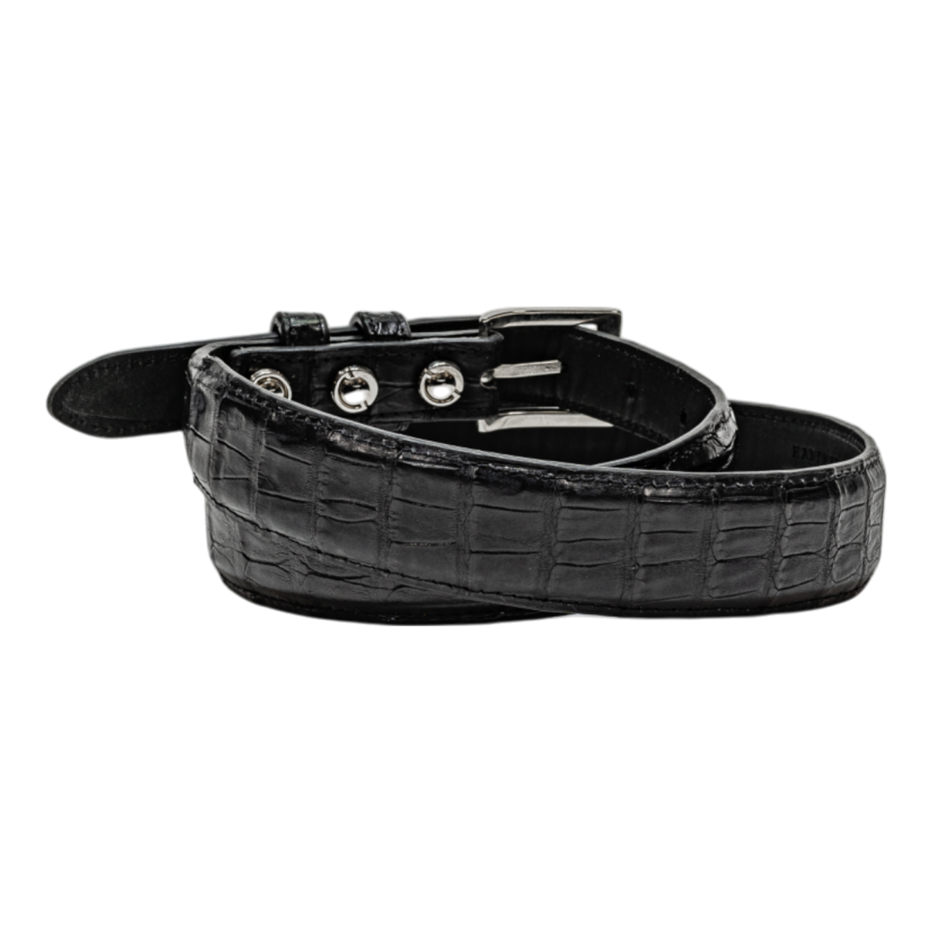 Belt 1.25 Taper - Black Flank Caiman