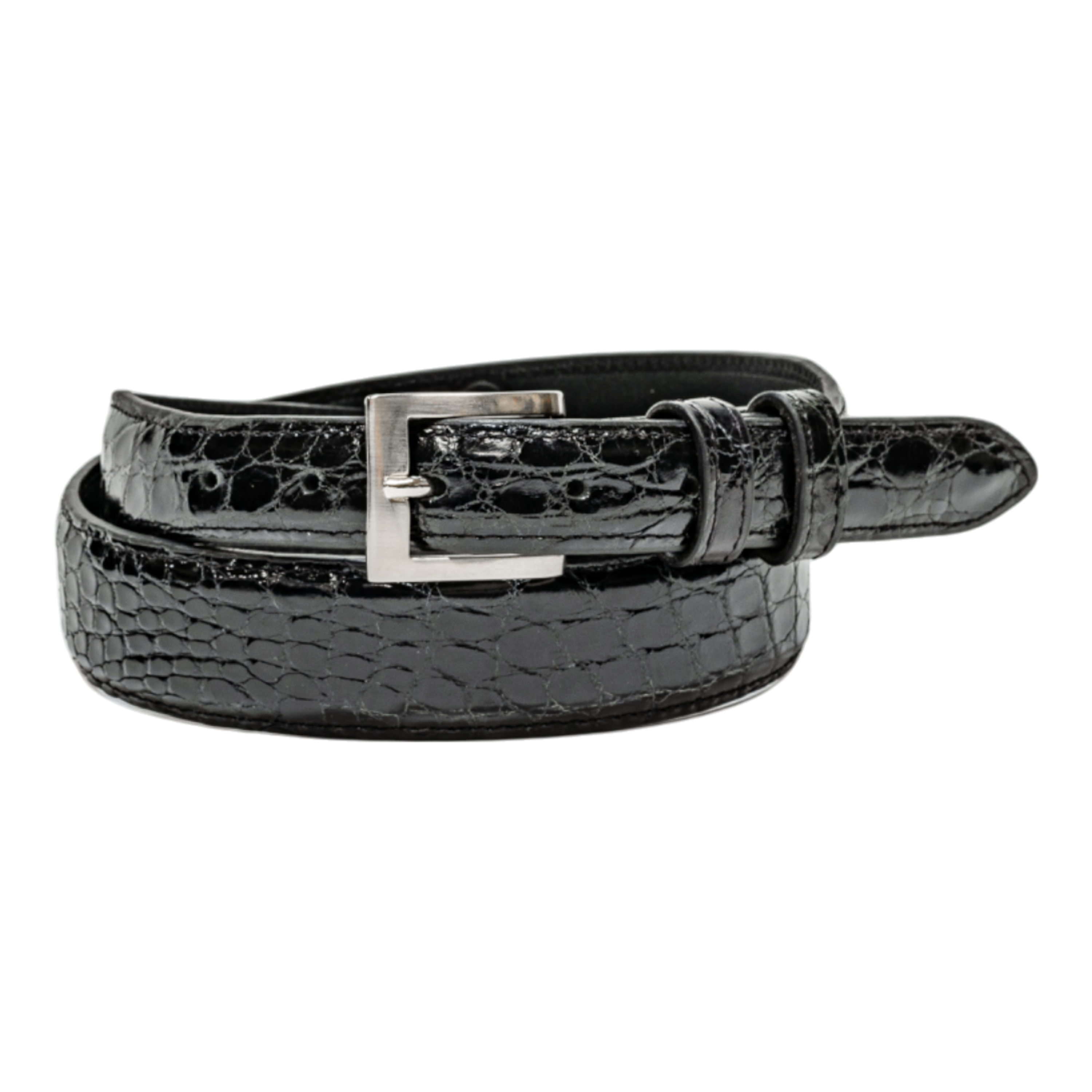 Belt 1.25 Taper - Black Flank Caiman