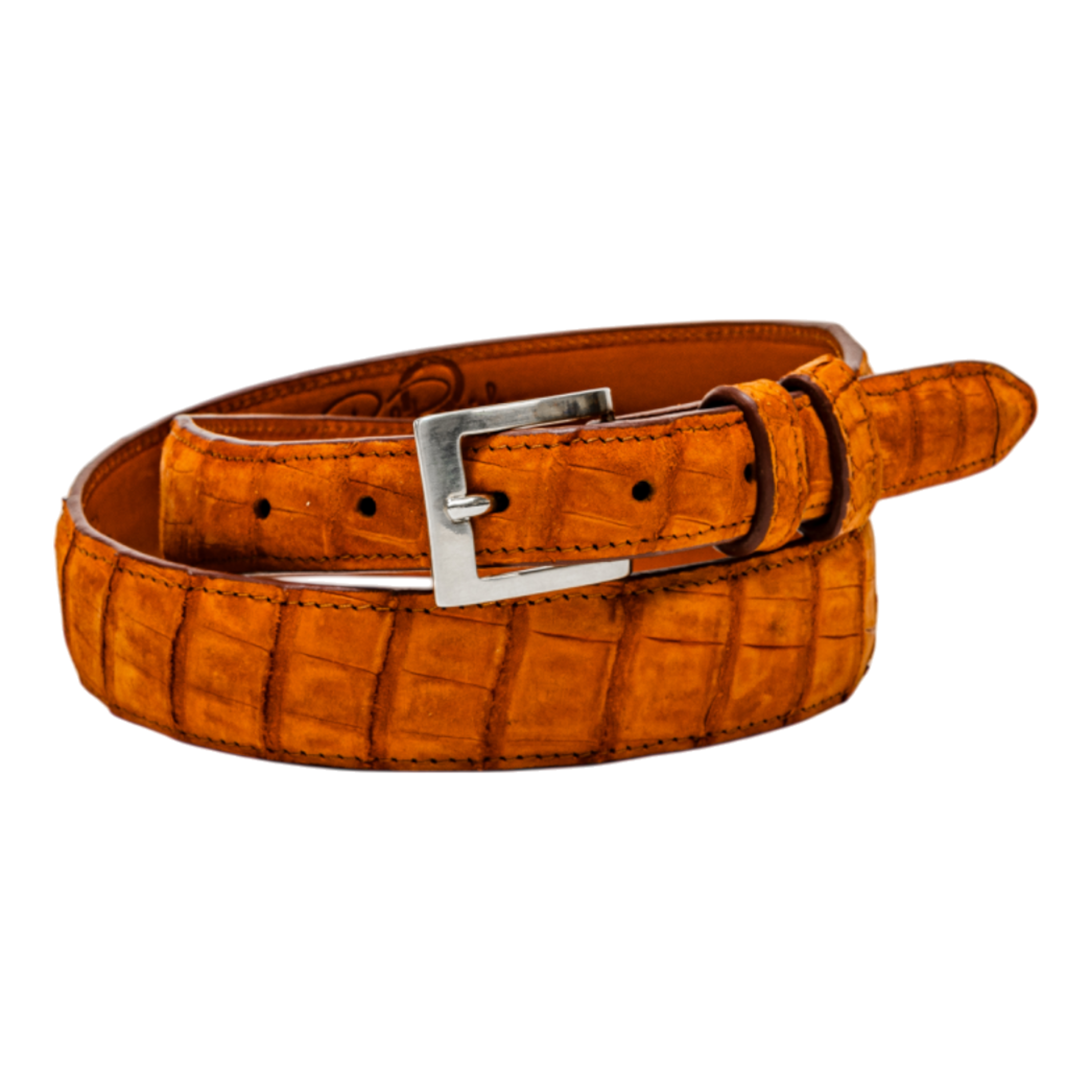 Belt 1.25 Taper - Amber Sueded Caiman