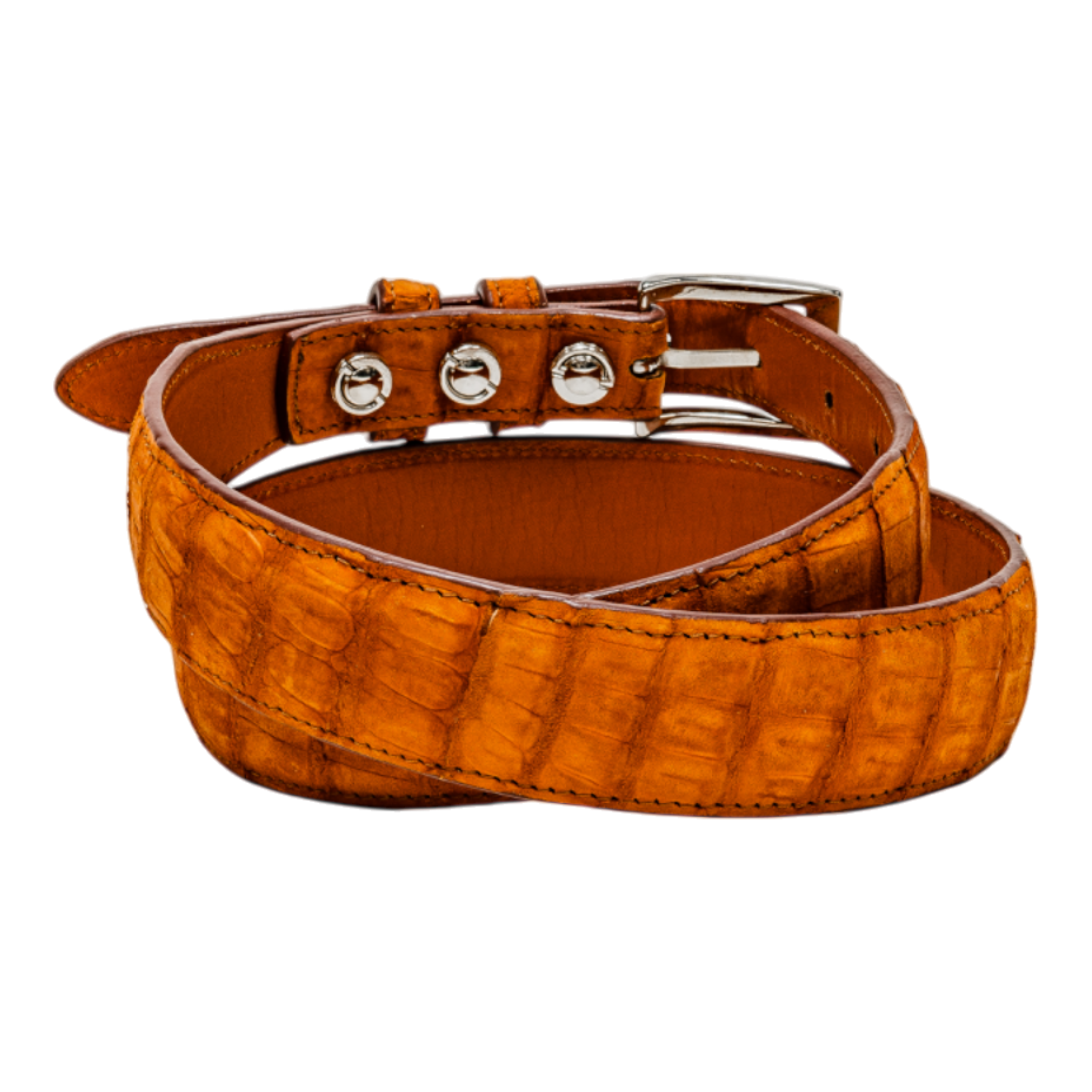 Belt 1.25 Taper - Amber Sueded Caiman