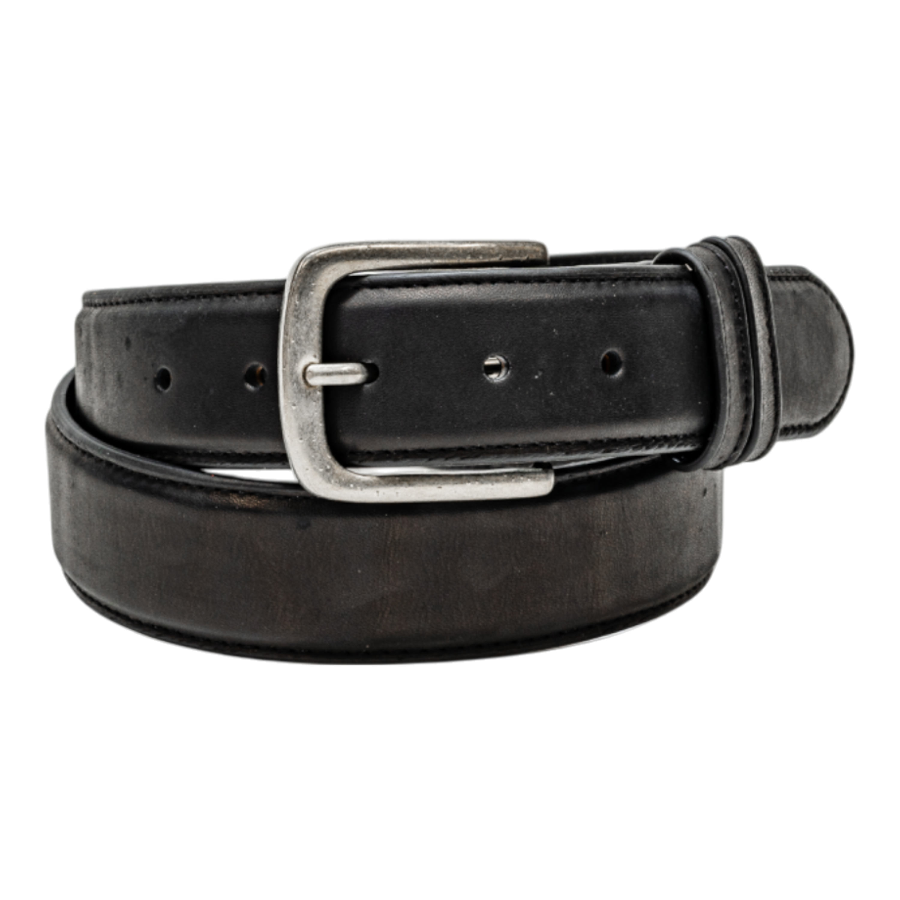 Belt 1.5 Straight - Black Cayuse