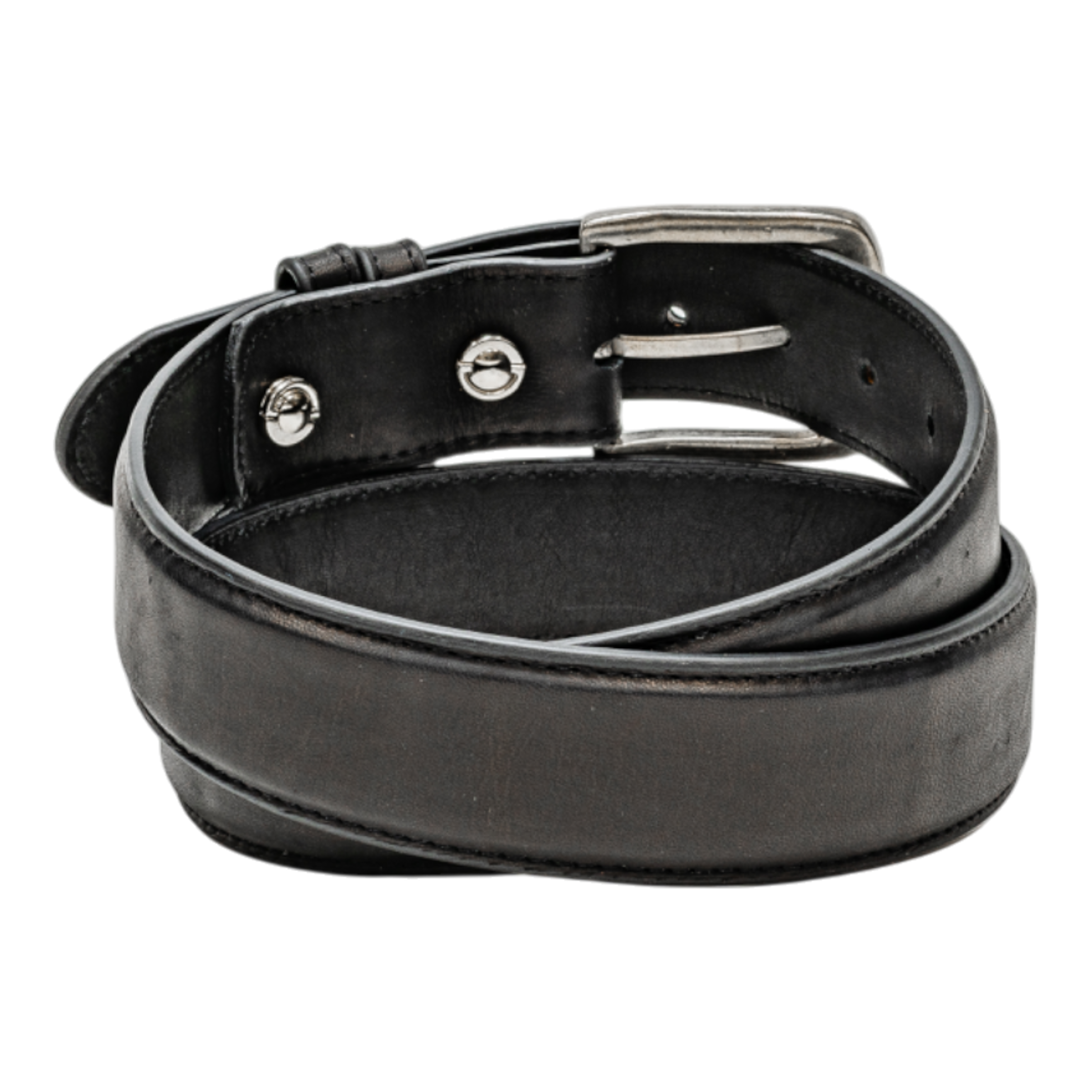 Belt 1.5 Straight - Black Cayuse