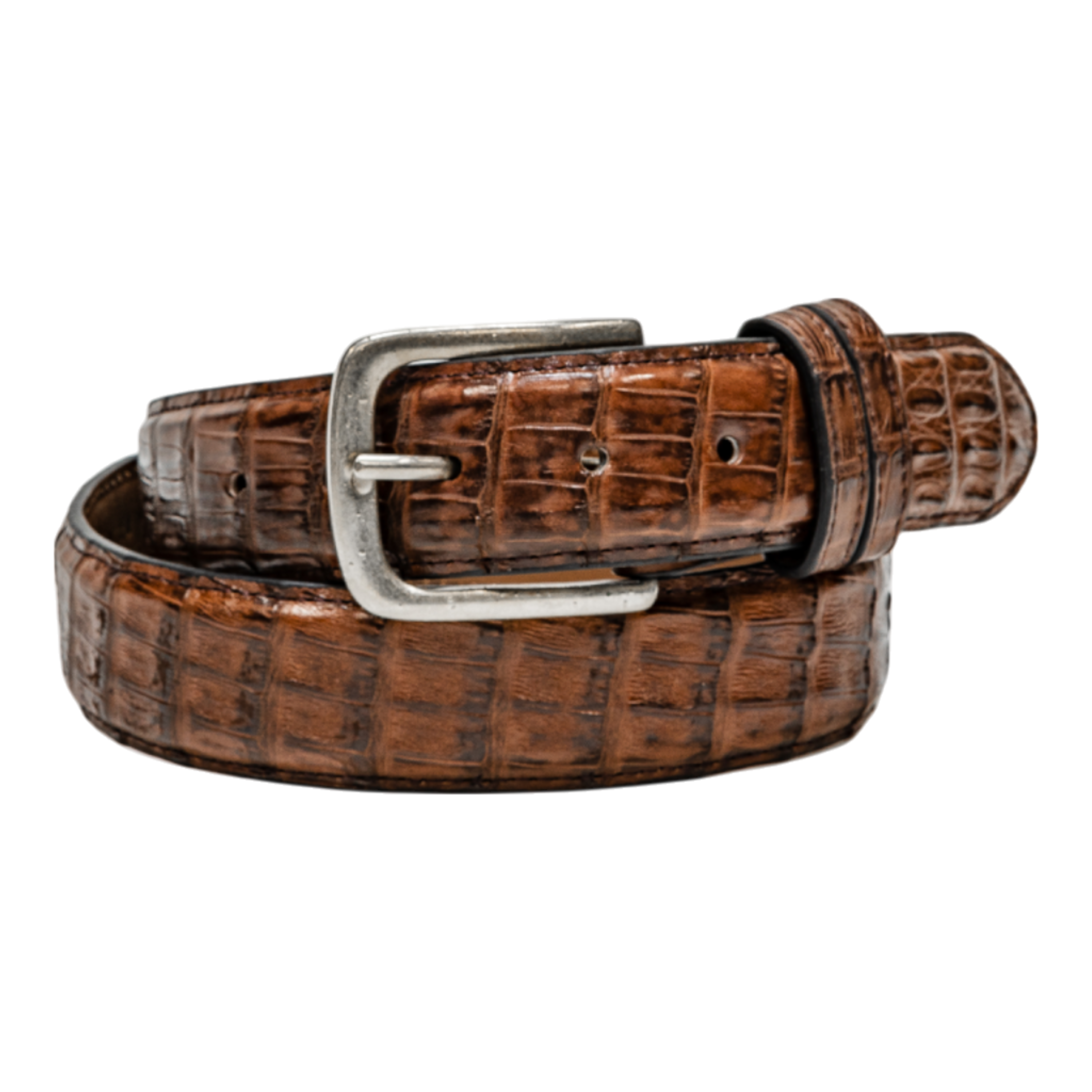 Belt 1.5 Straight - Brown Caiman