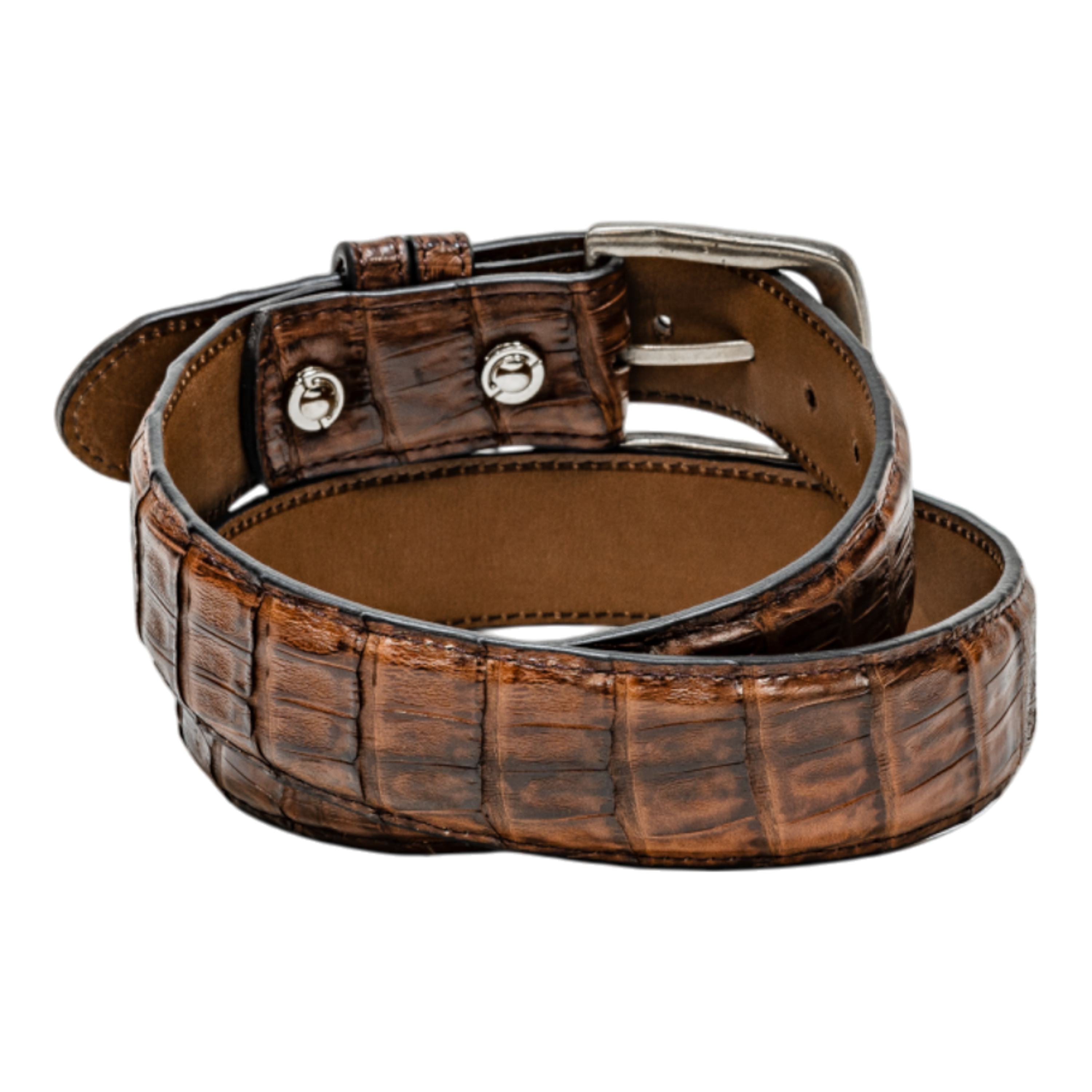 Belt 1.5 Straight - Brown Caiman