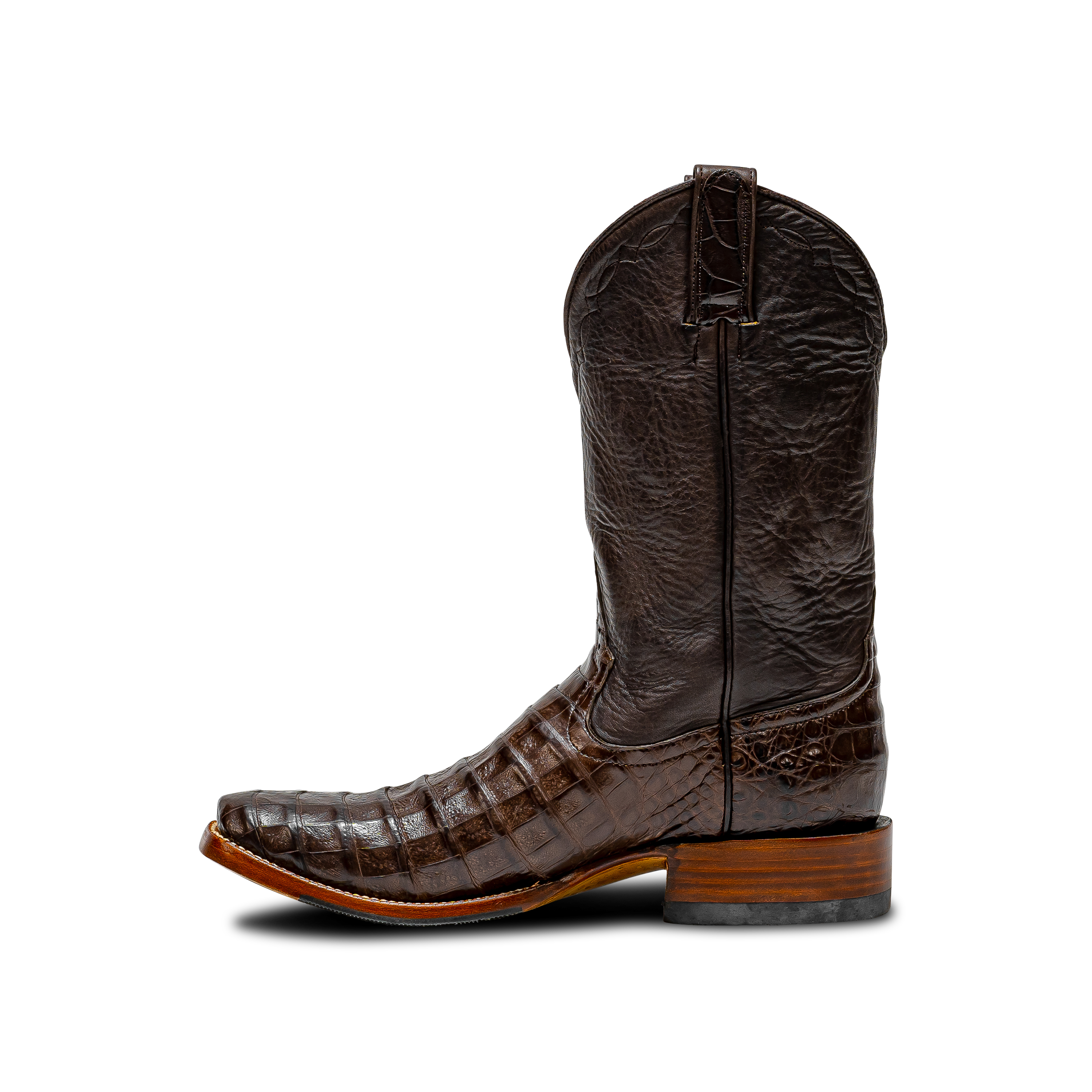 Rod Patrick RPM139 CHOCOLATE CAIMAN BELLY (A)