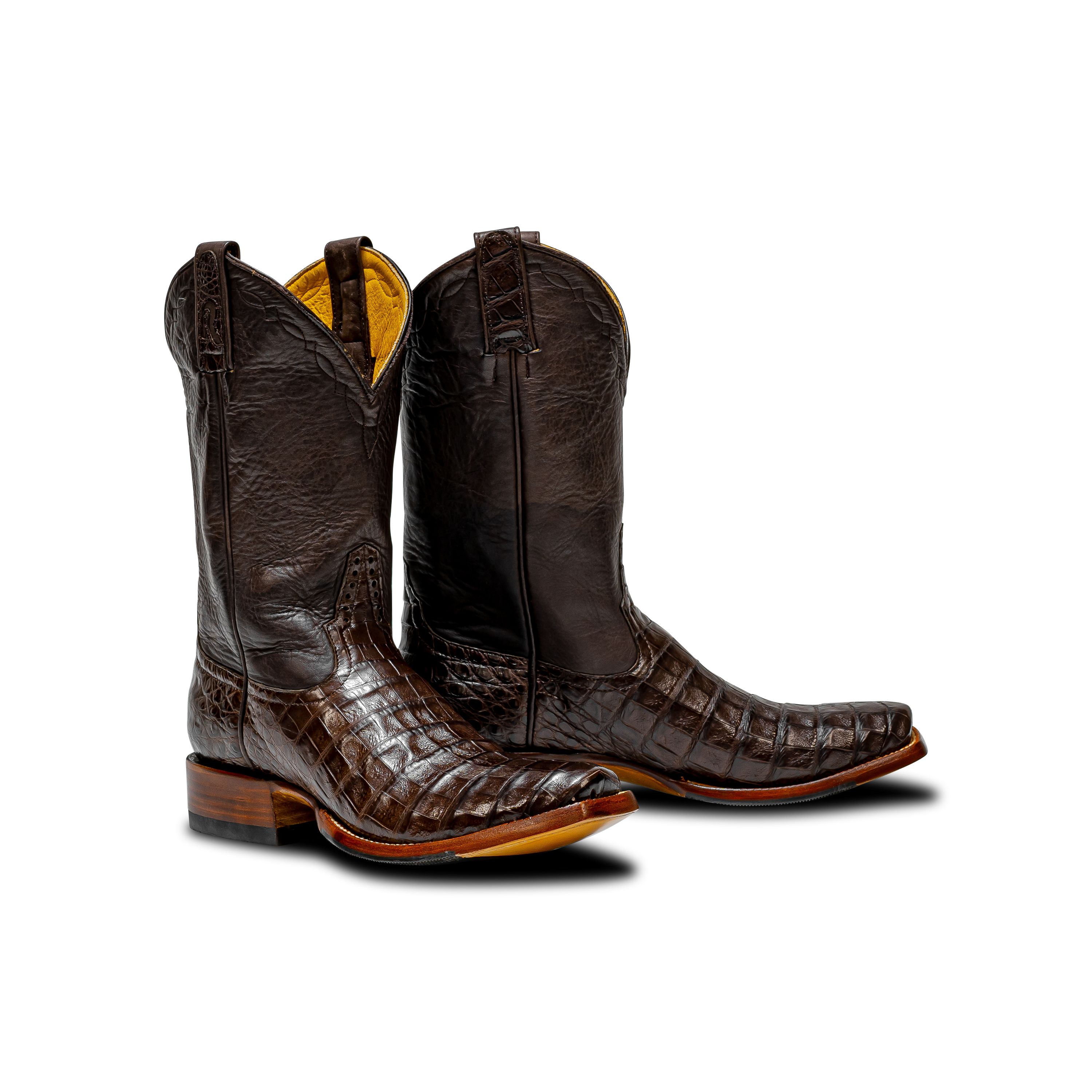 Rod Patrick RPM139 CHOCOLATE CAIMAN BELLY (A)