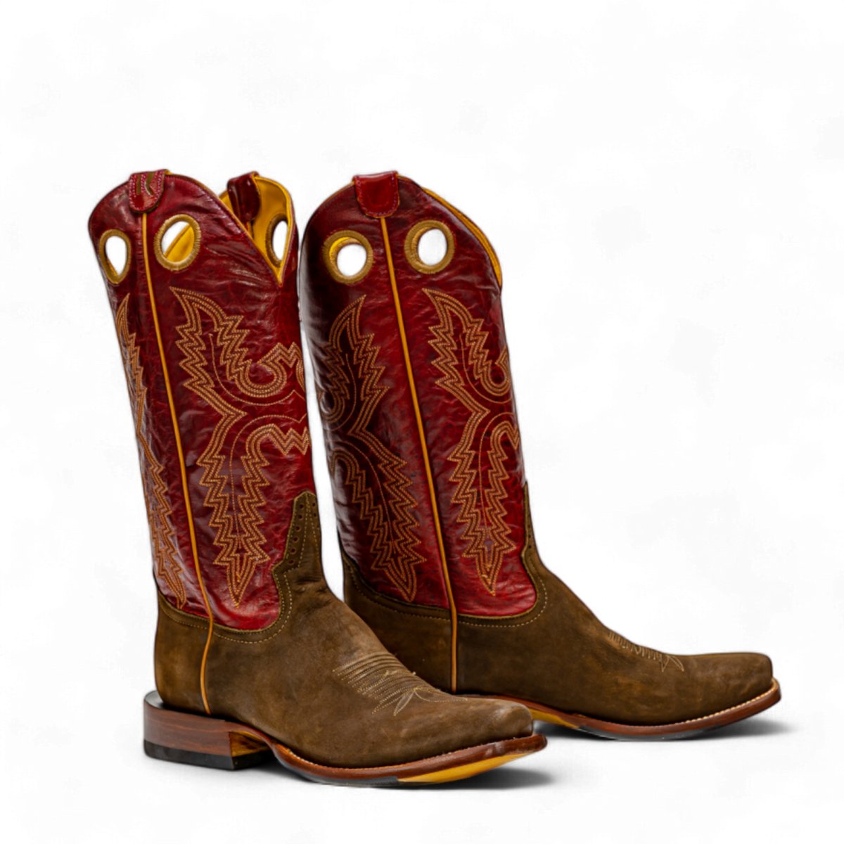 ROD PATRICK 19709 NUBUCK CHOCOLATE (B)