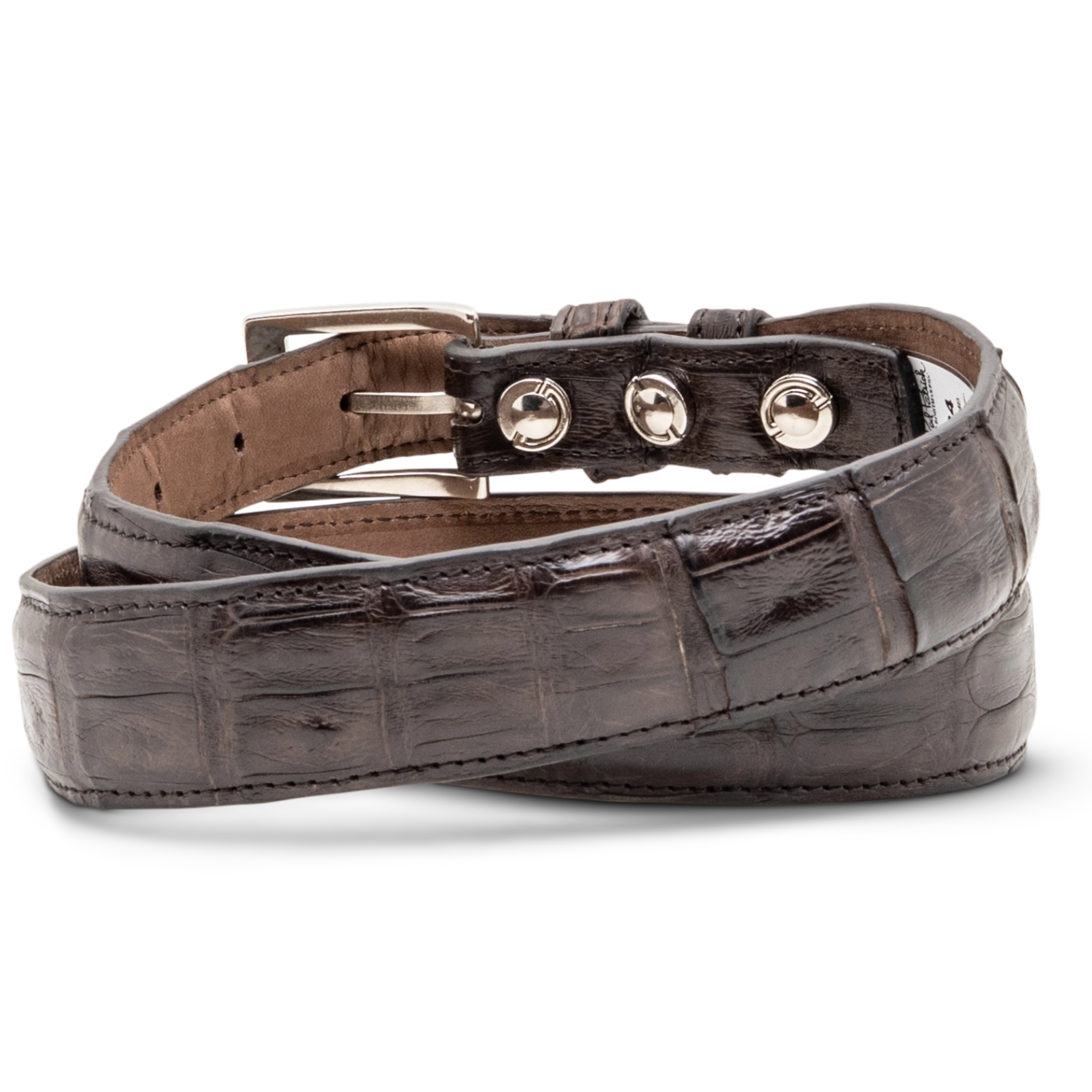 Belt 1.25 Taper - Brown Fuscus Caiman