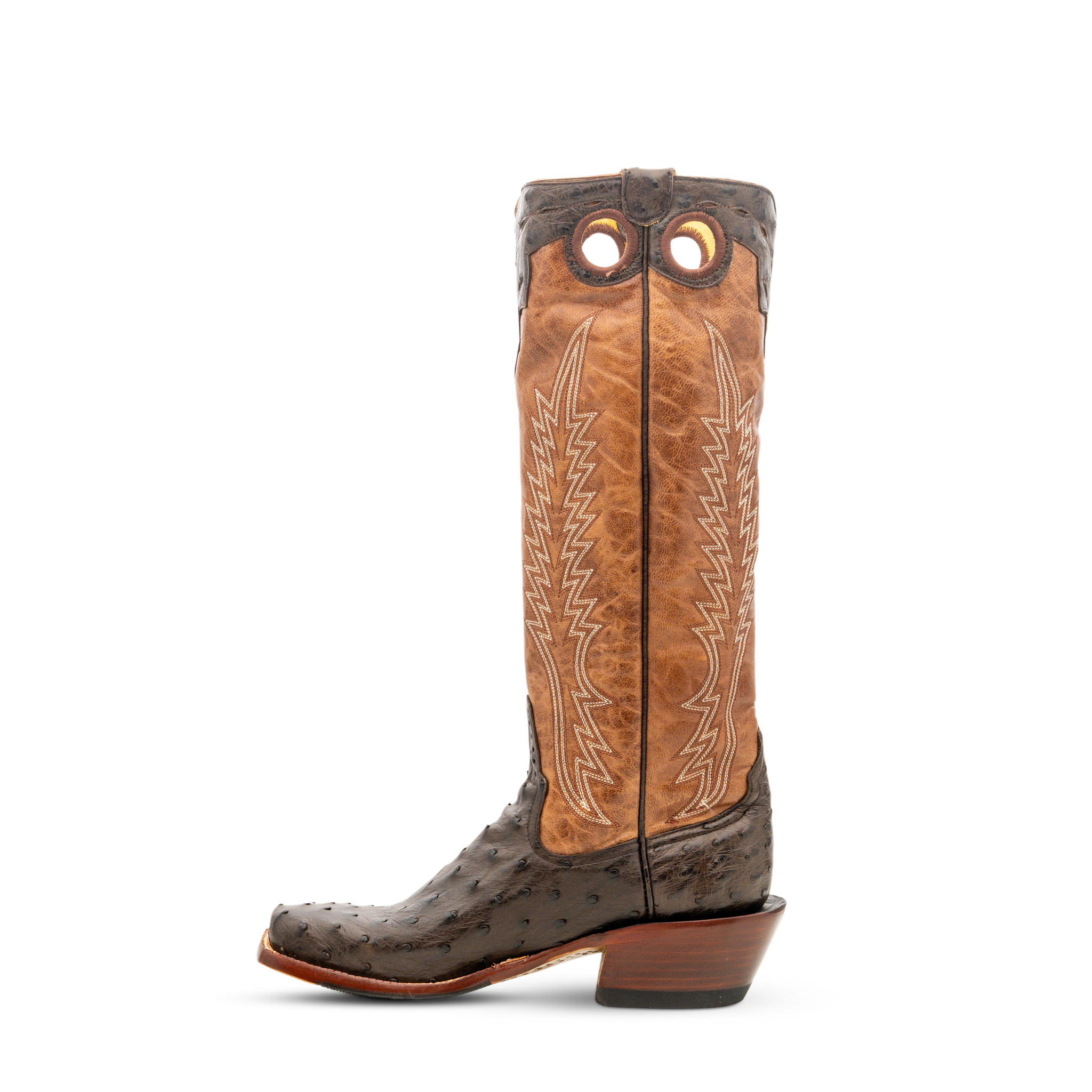 ROD PATRICK RPM479 NICOTINE FULL QUILL OSTRICH (A)