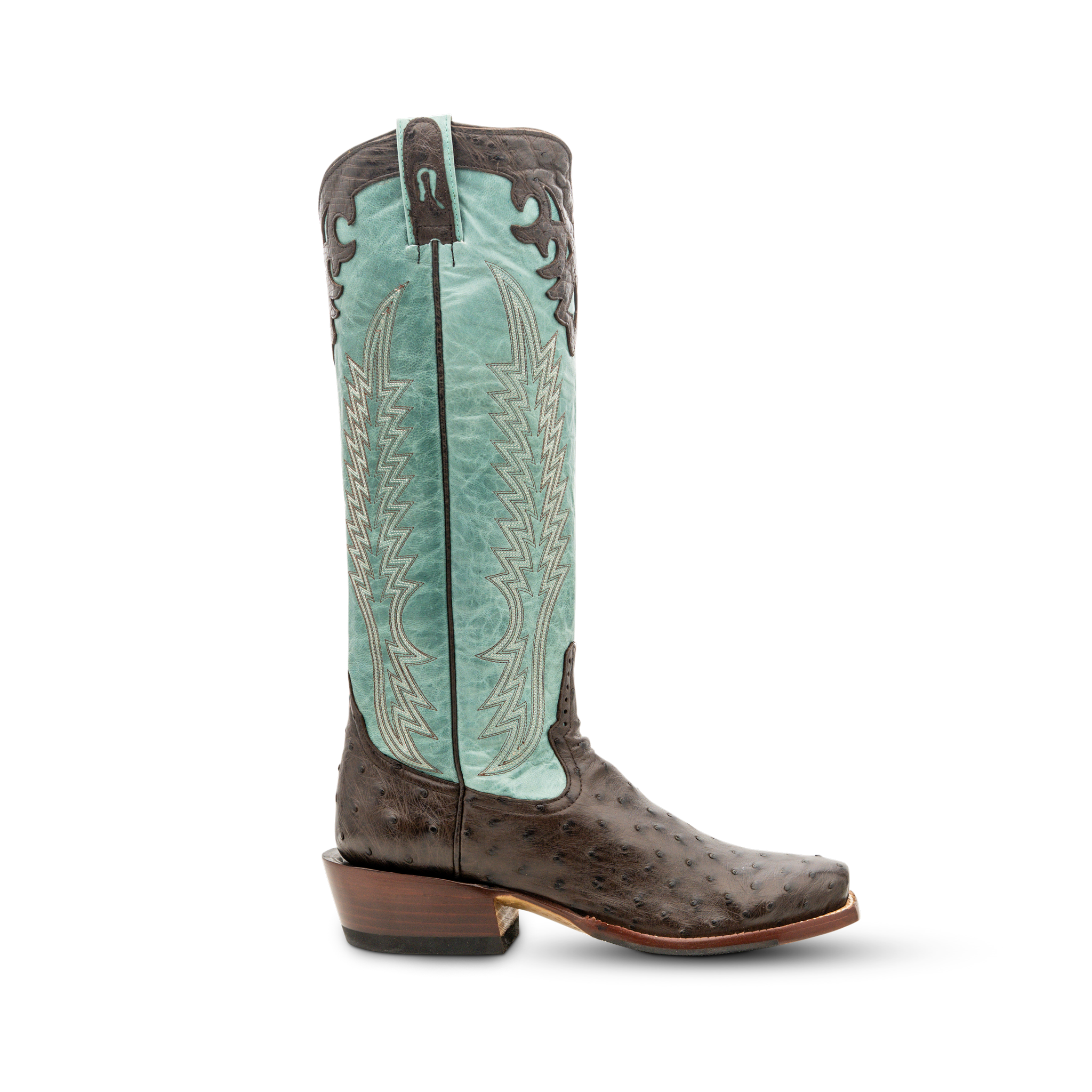 ROD PATRICK RPM474 NICOTINE FULL QUILL OSTRICH (B)