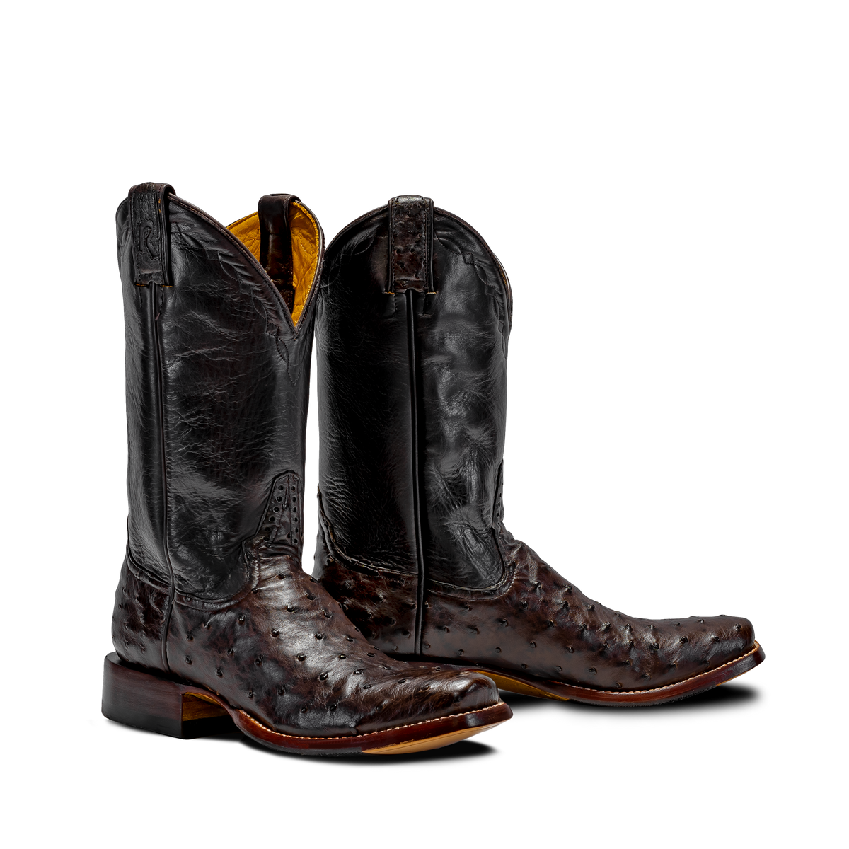 Rod Patrick RPM136 NICOTINE FULL QUILL OSTRICH (D)