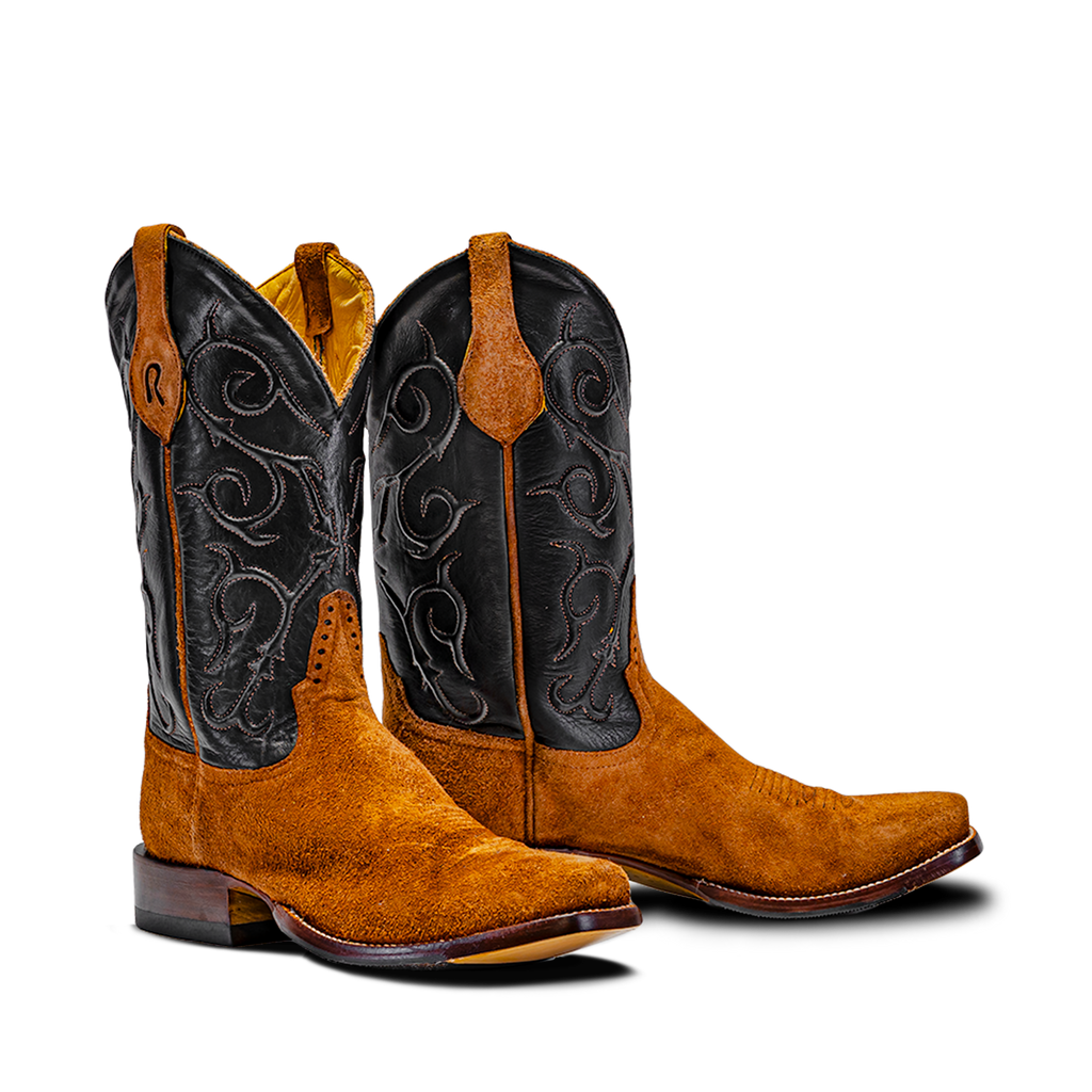 Rod Patrick RPM152 COGNAC CAYUSE ROUGHOUT (D)