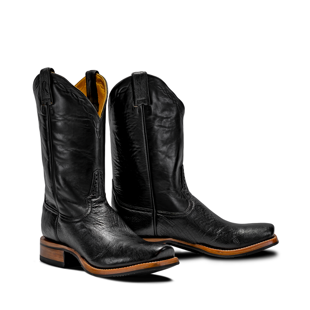 Rod Patrick RPM280 BLACK SMOOTH OSTRICH (D)